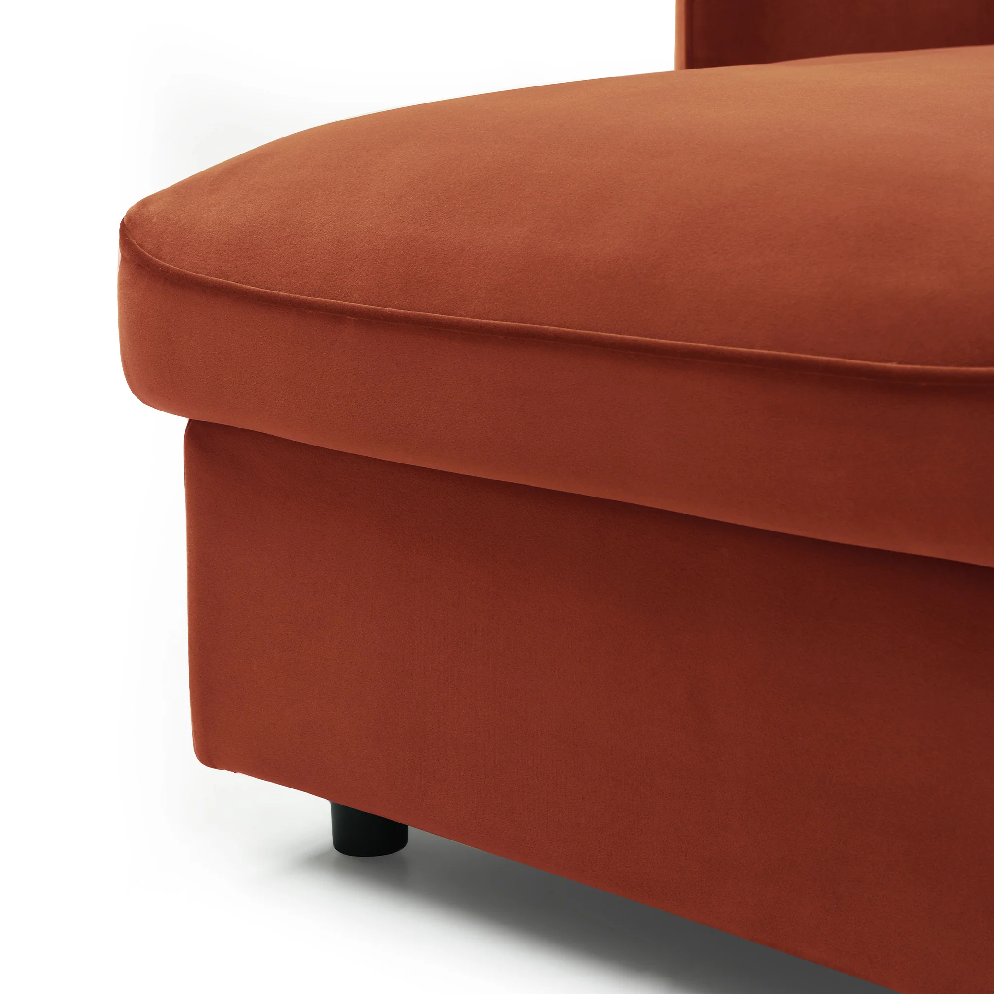 Thalia Velvet Corner Sofa Bed - Image 11