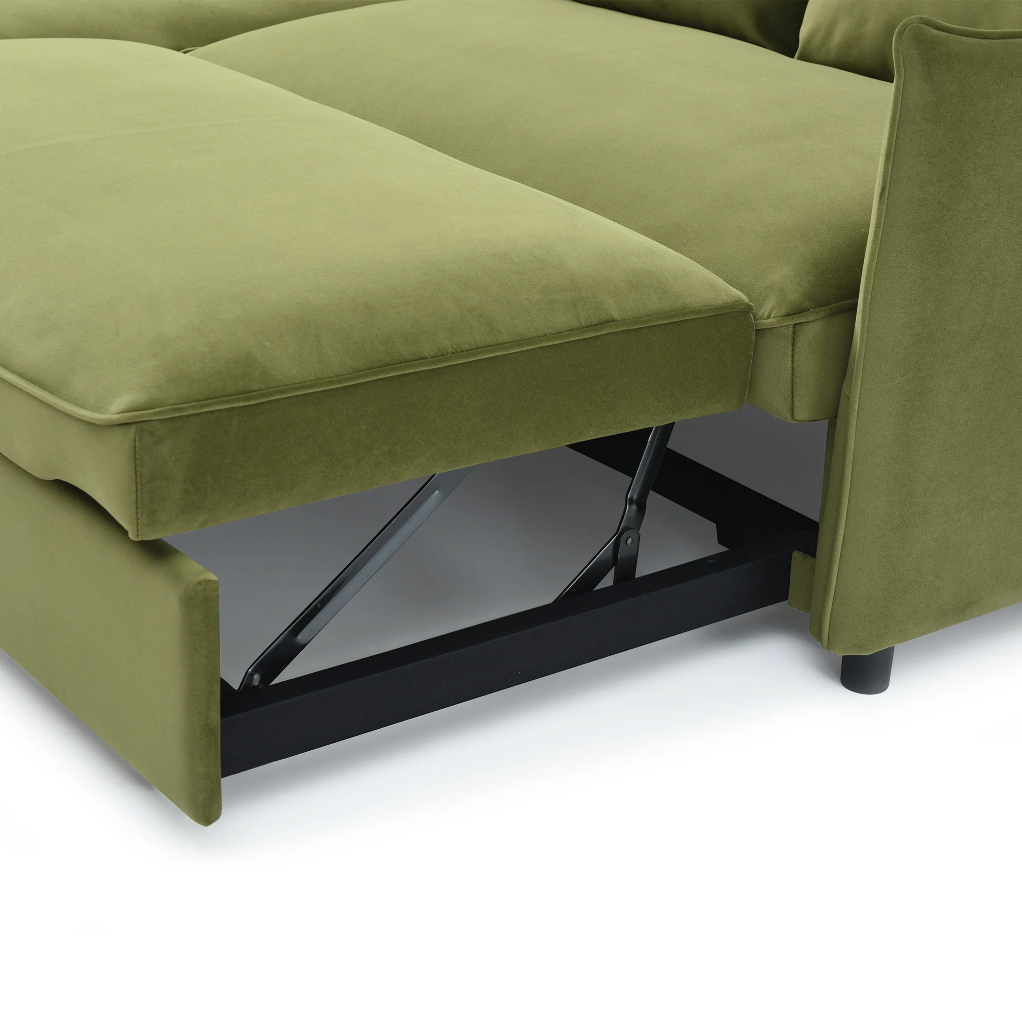 Thalia Velvet Corner Sofa Bed - Image 30