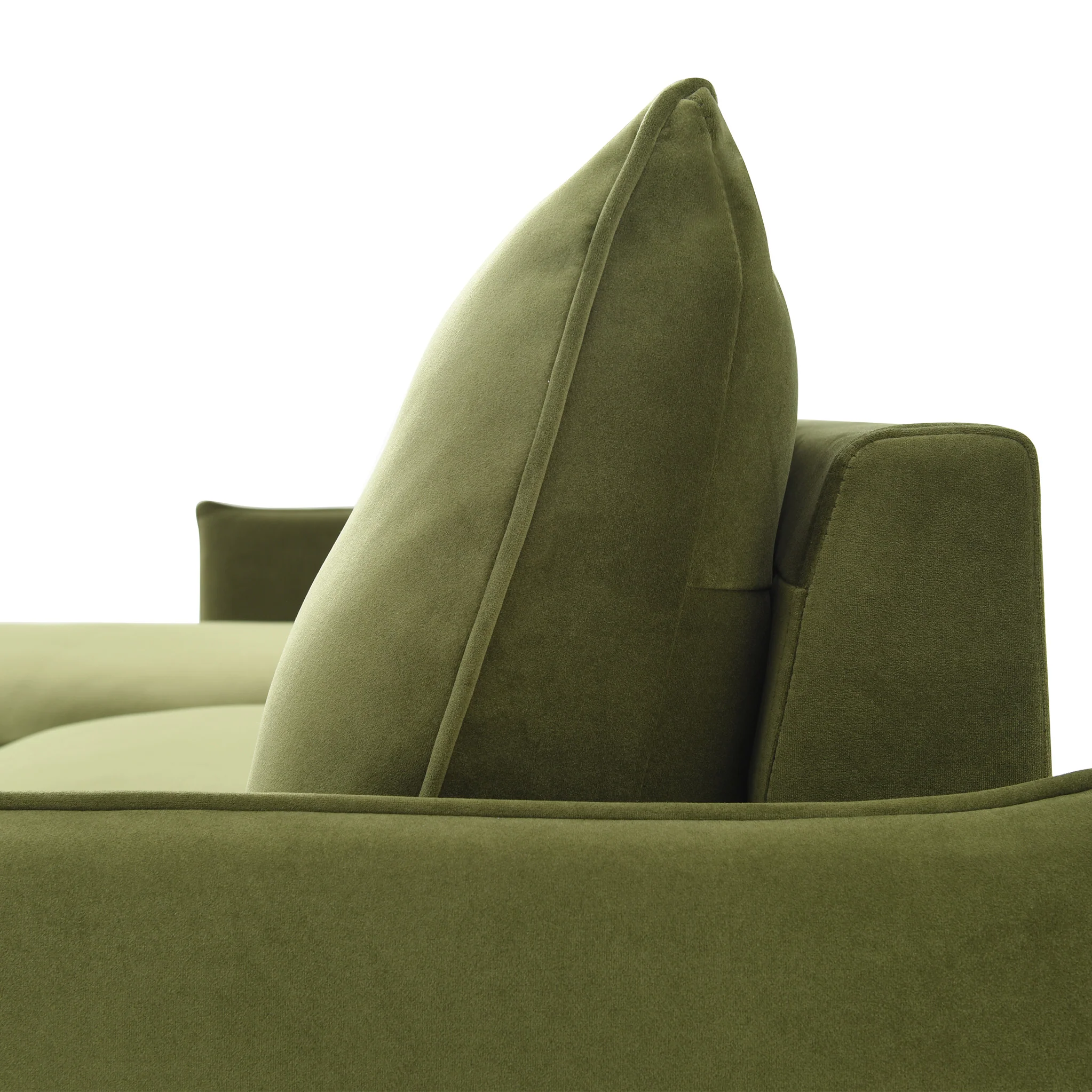 Thalia Velvet Corner Sofa Bed - Image 32