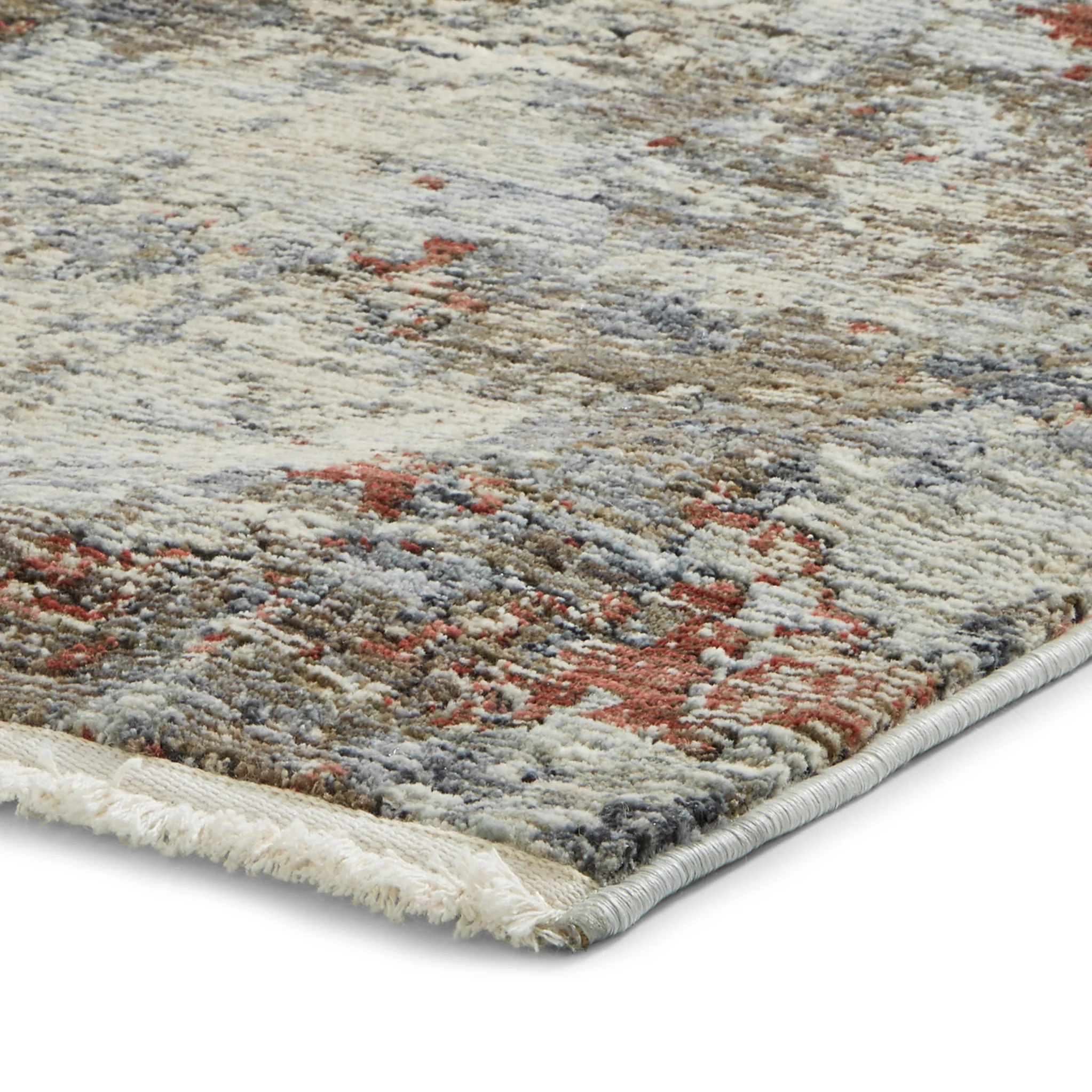 Thea Distressed Terracotta Antique Rug - Image 4