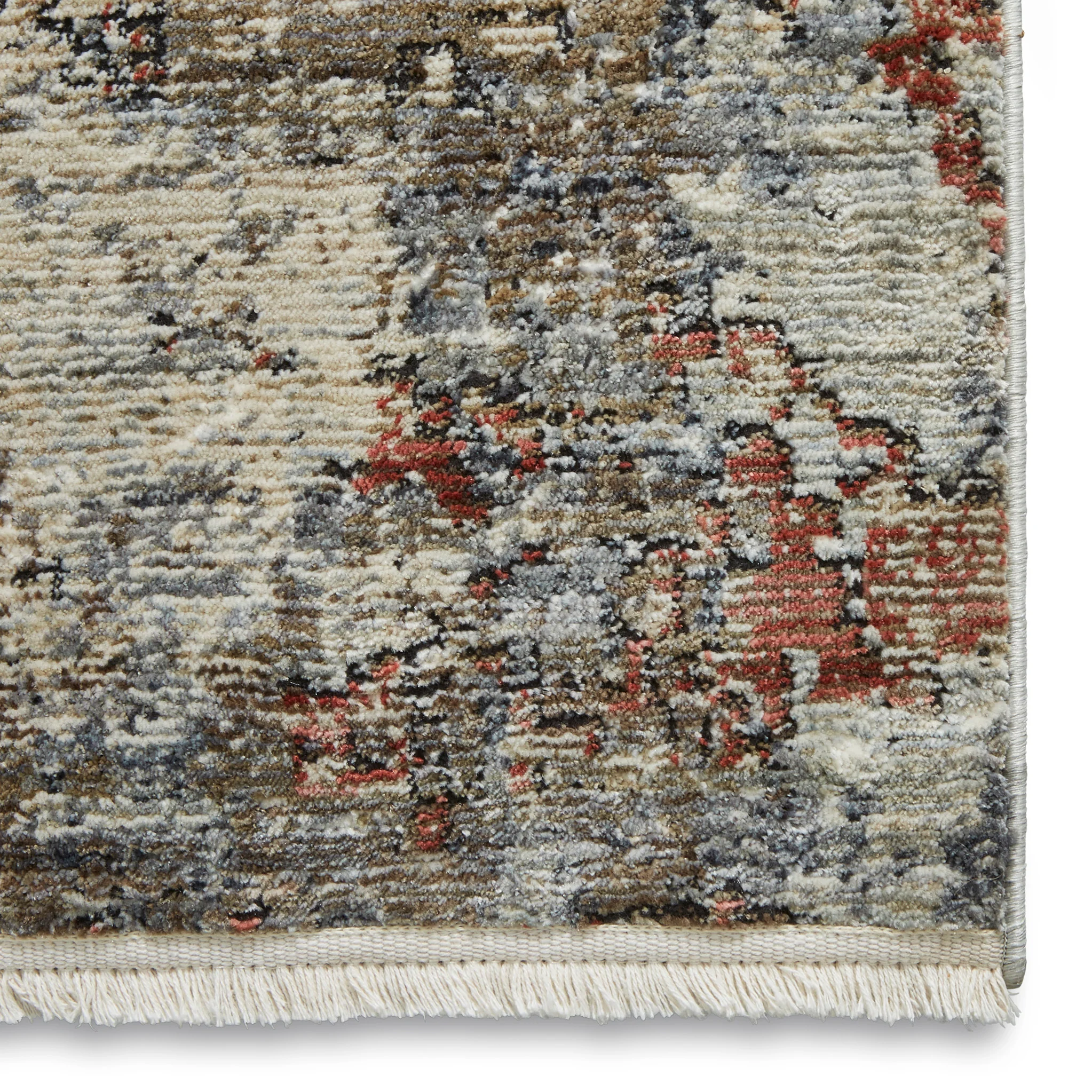 Thea Distressed Terracotta Antique Rug - Image 5