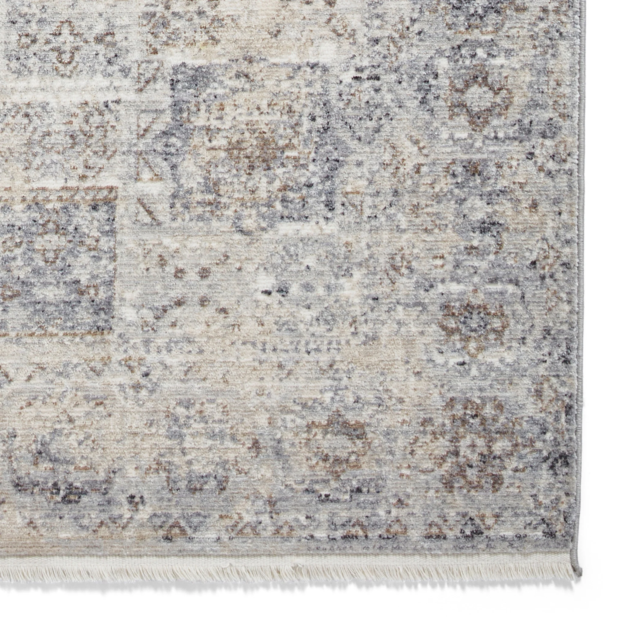 Thea Grey Moroccan Distressed Antique Rug - Image 7