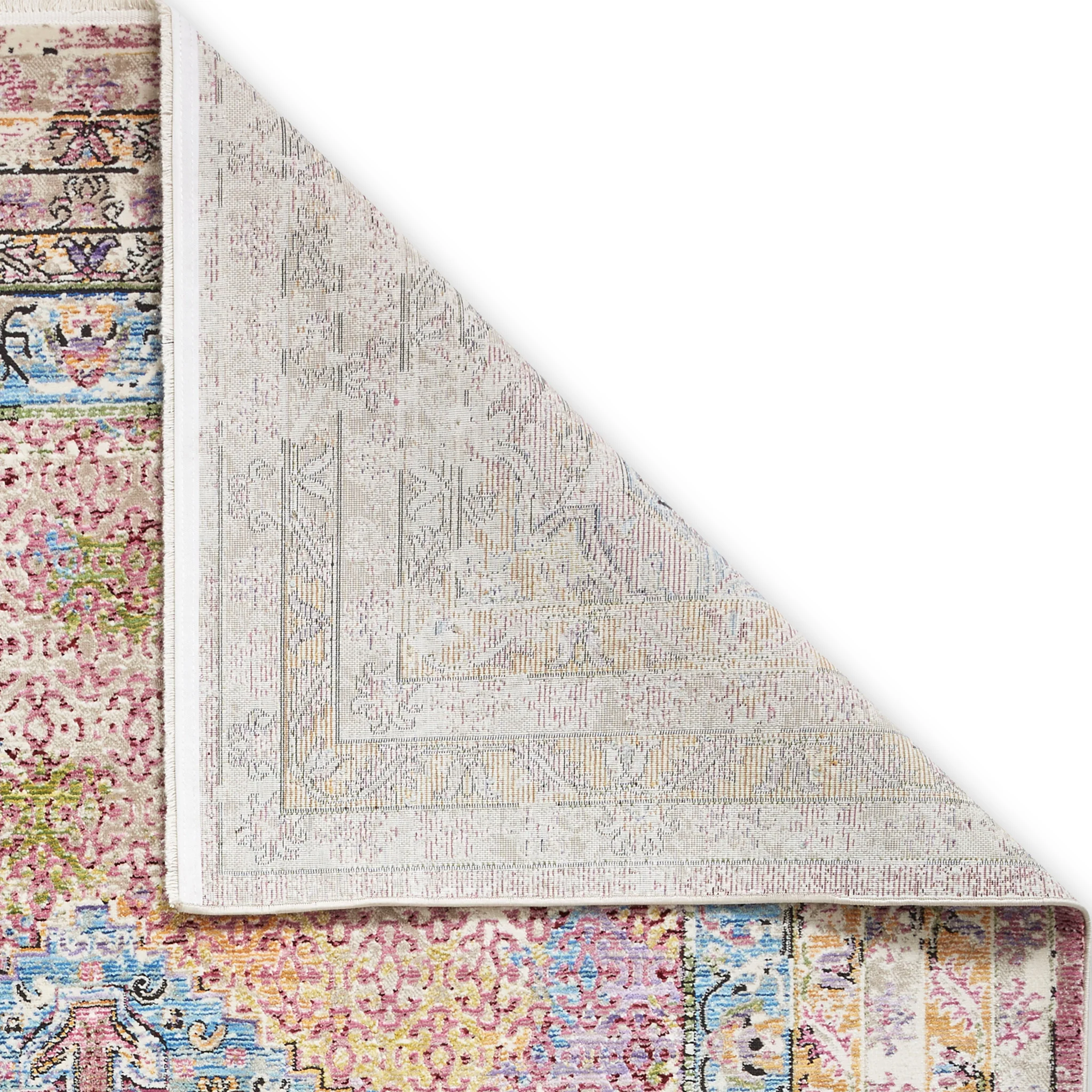 Thea Moroccan Multicoloured Distressed Rug - Image 7