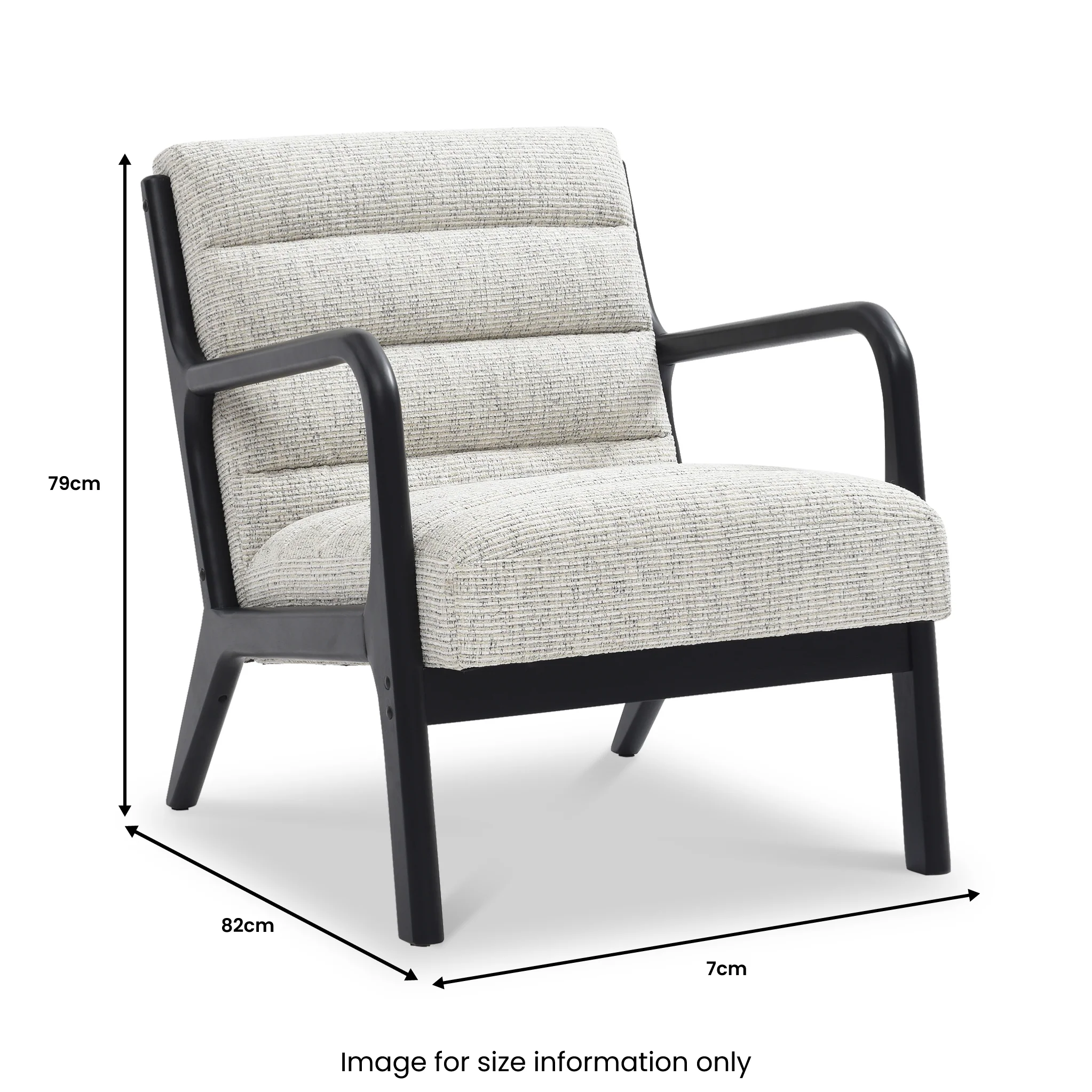 Thompson Natural Cord Accent Chair - Image 9
