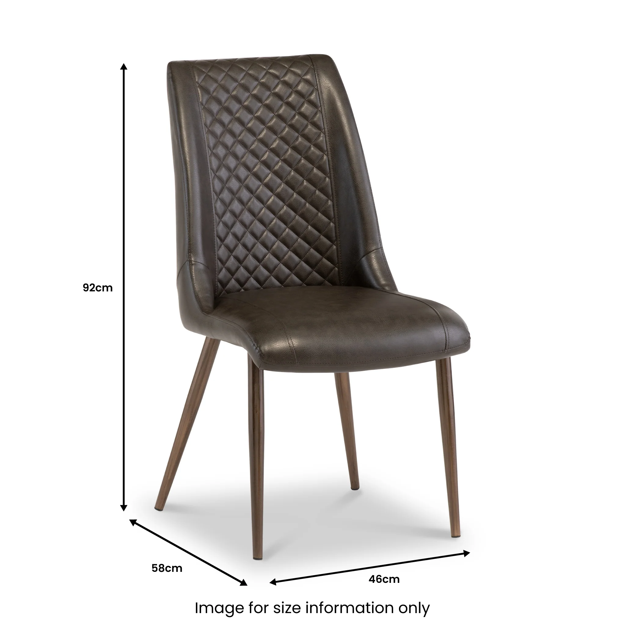Thora Faux Leather Dining Chair - Image 9
