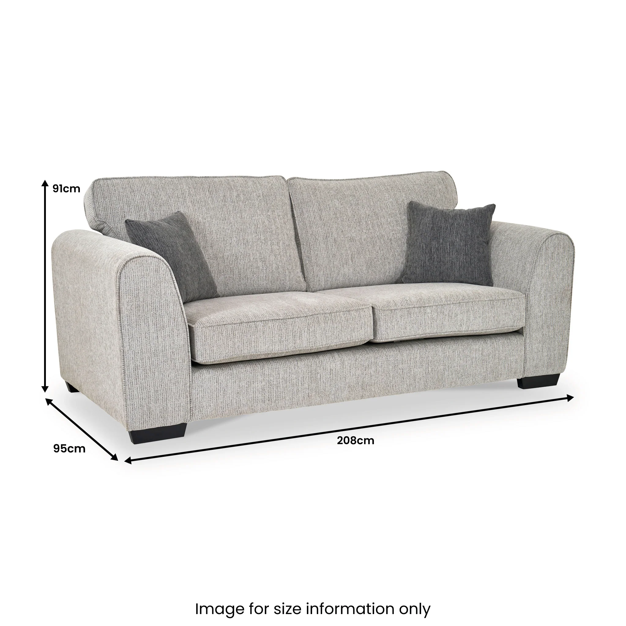 Thornby 3 Seater Sofa - Image 6