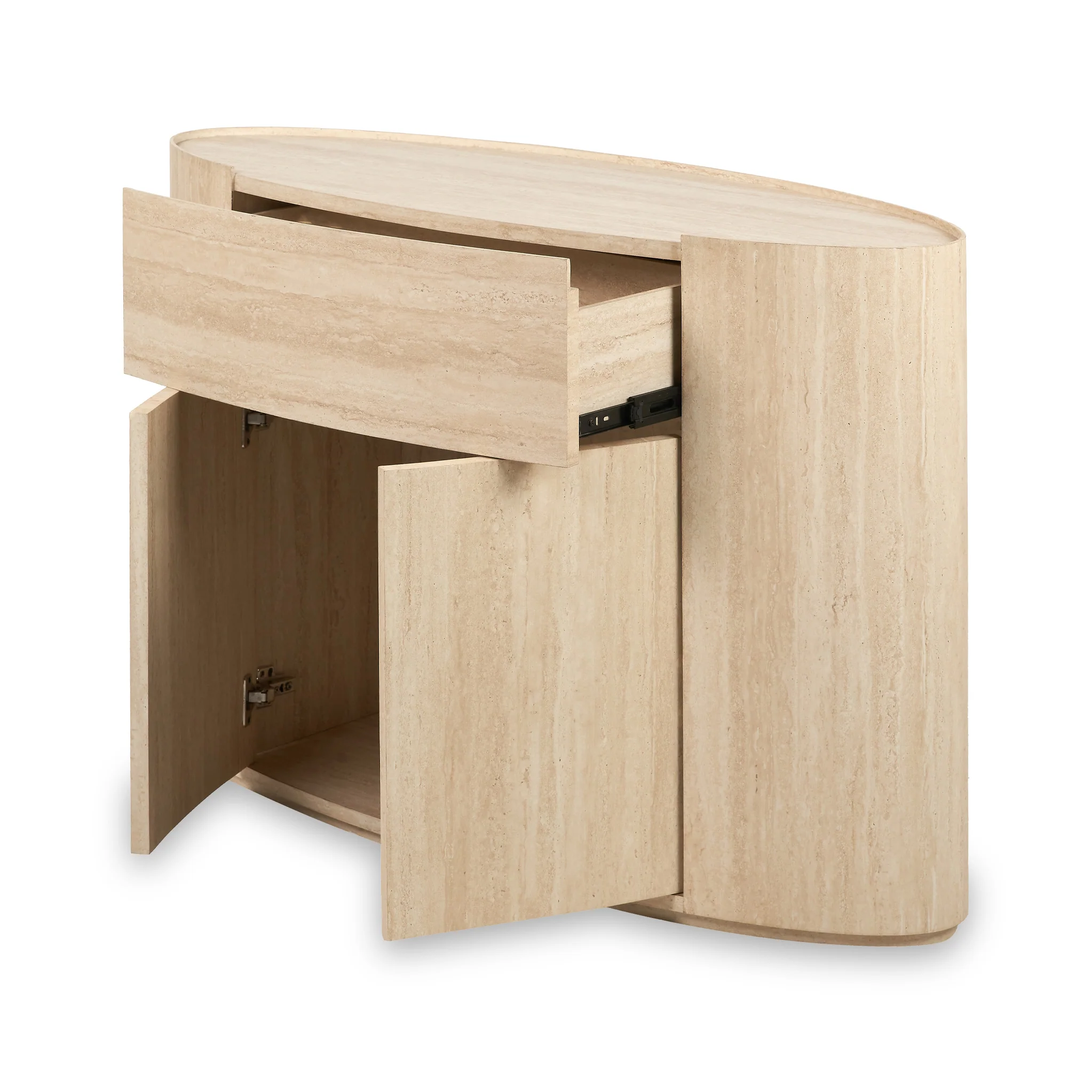 Tivoli Travertine Effect Small Sideboard - Image 5
