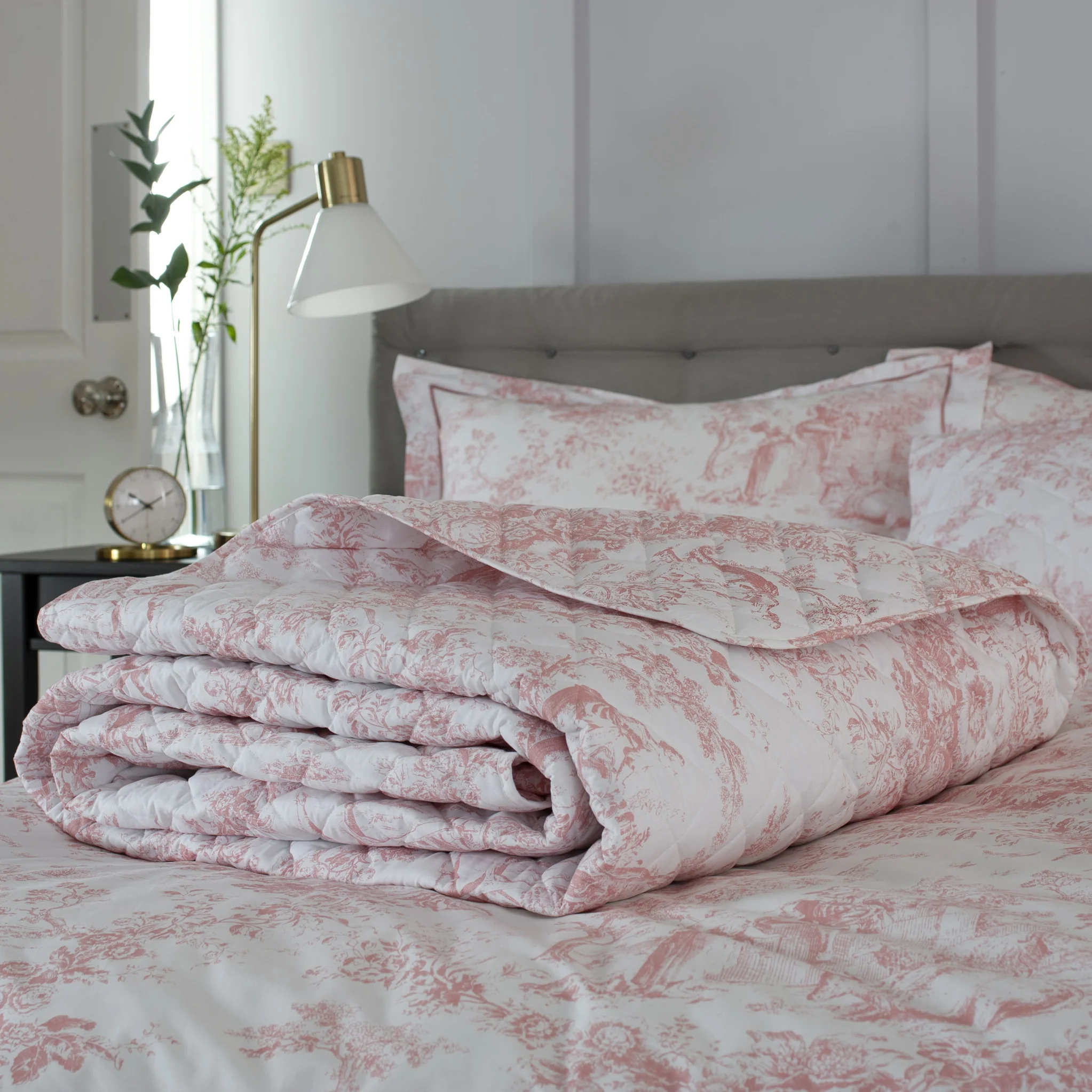 Toile de Jouy Bedspread - Image 2