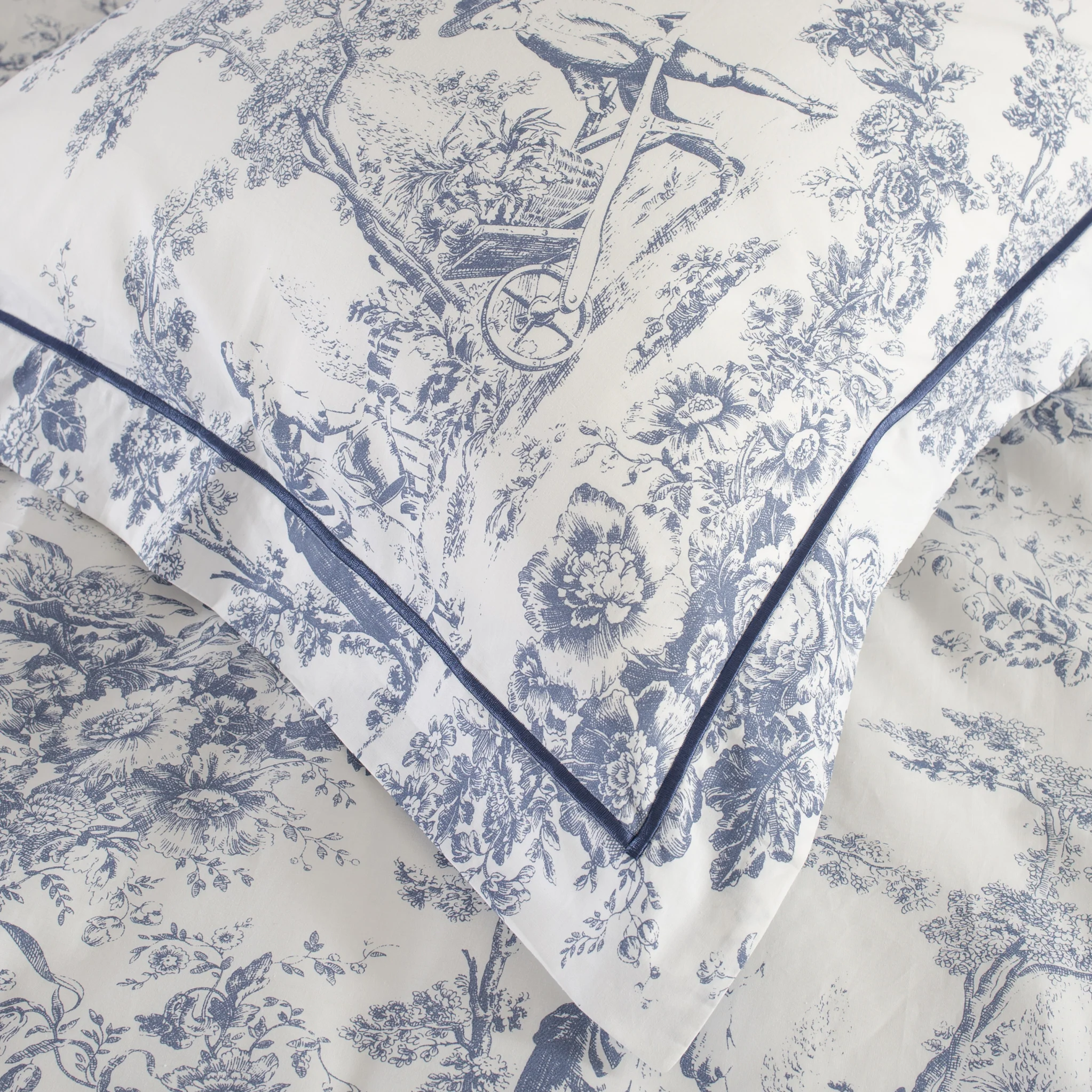 Toile De Jouy Oxford Pillowcase Pair - Image 3