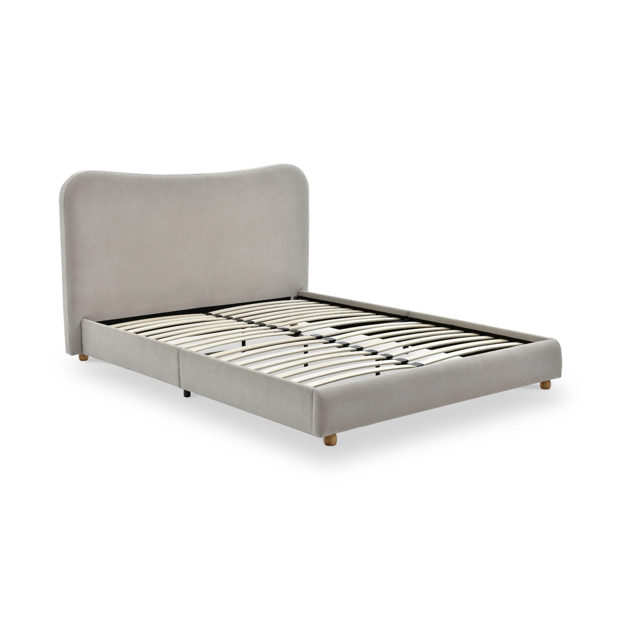 Tolliver Curved Headboard Bed Frame - Image 4