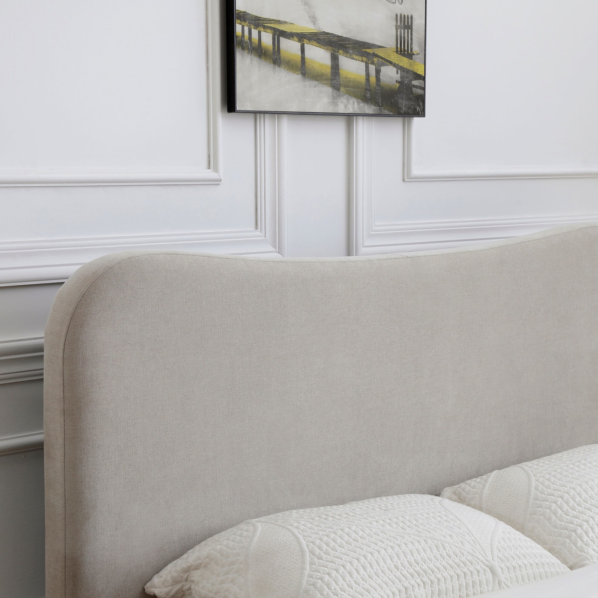 Tolliver Curved Headboard Bed Frame - Image 6