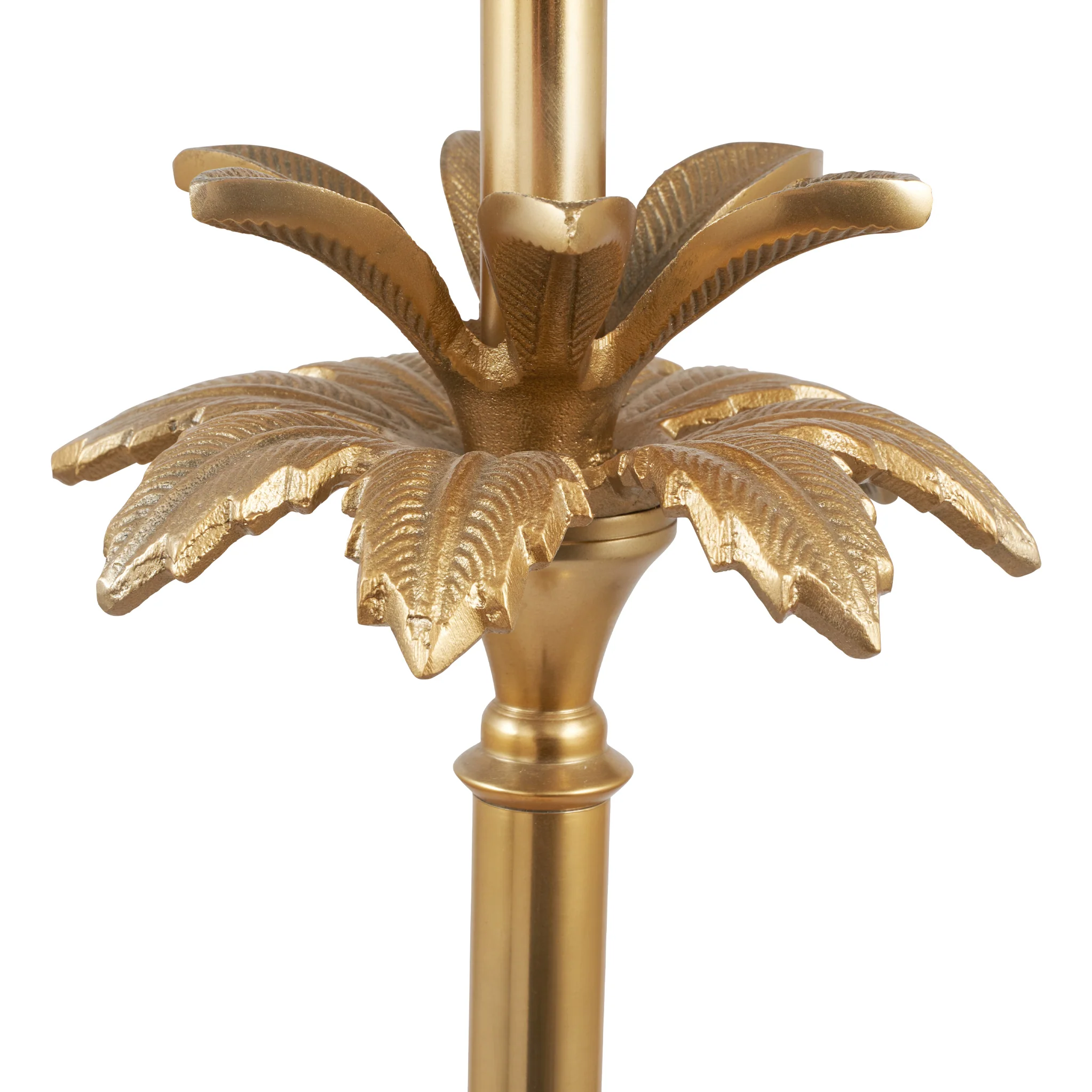Trafalgar Gold Palm Tree Stick Floor Lamp - Image 4