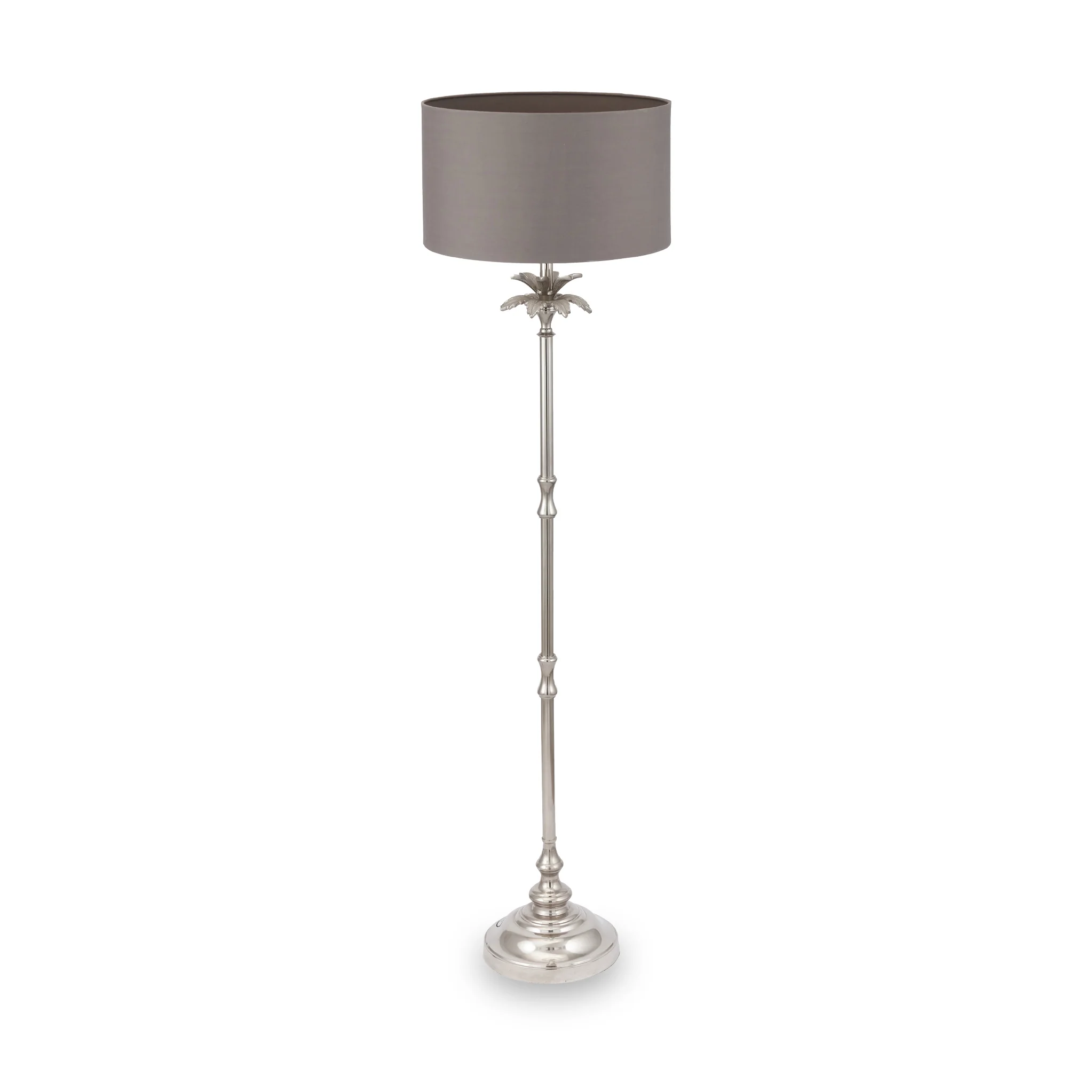 Trafalgar Nickel Palm Tree Floor Lamp - Image 3