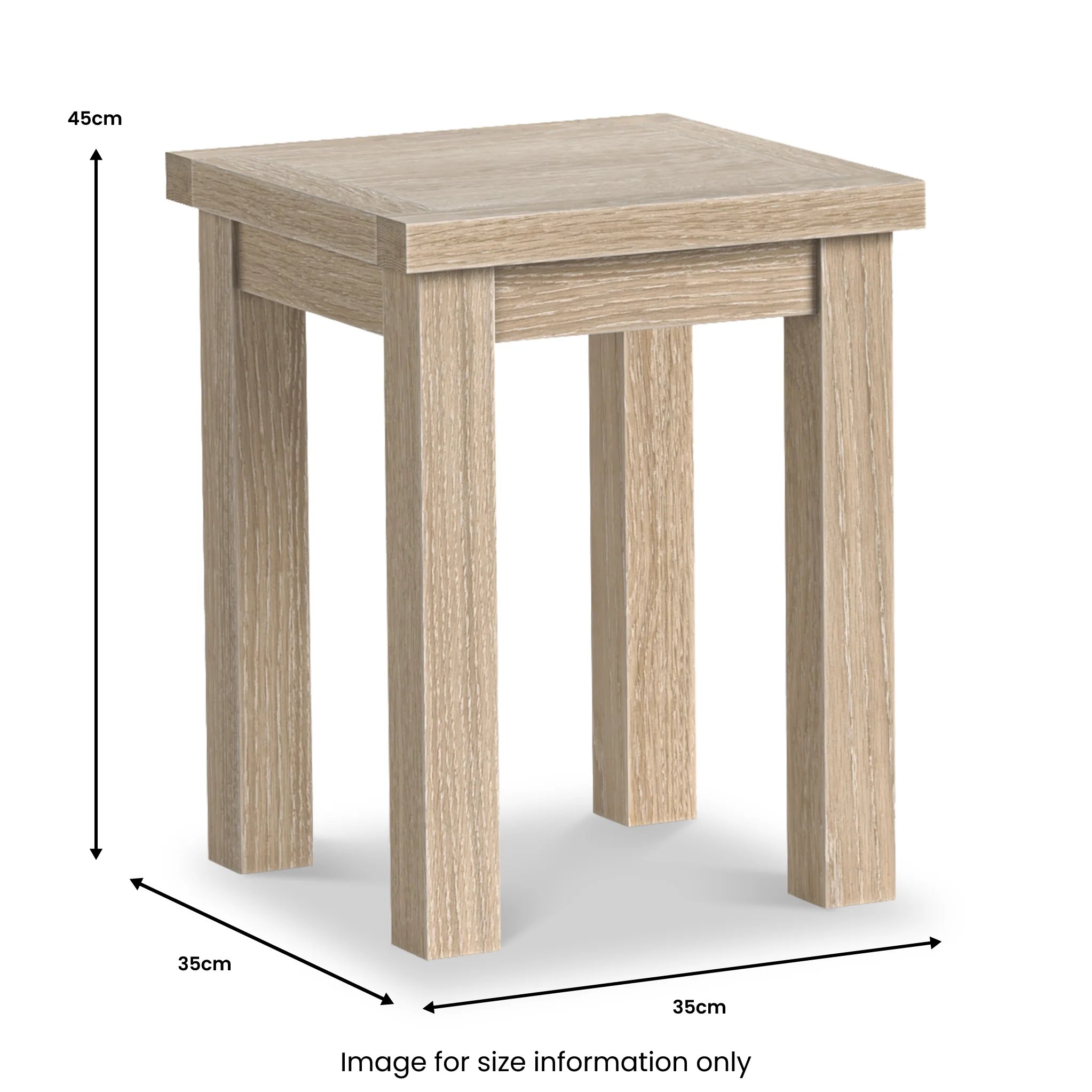 Trelan Oak Side Table - Image 2
