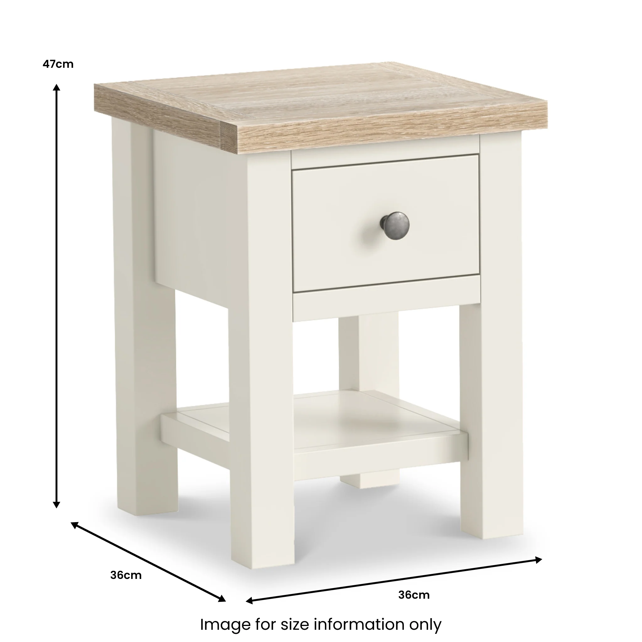Trelan 1 Drawer Lamp Table - Image 5