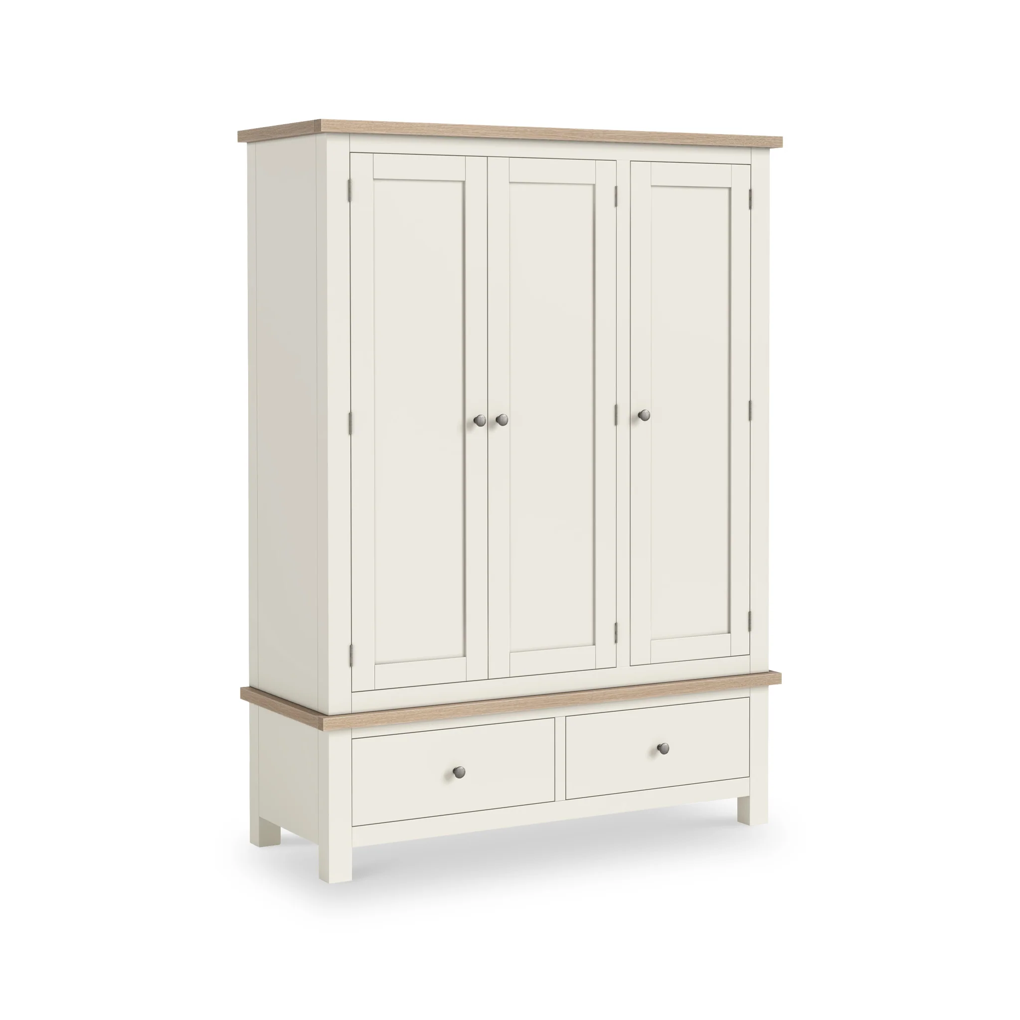 Trelan 2 Drawer Triple Wardrobe - Image 2