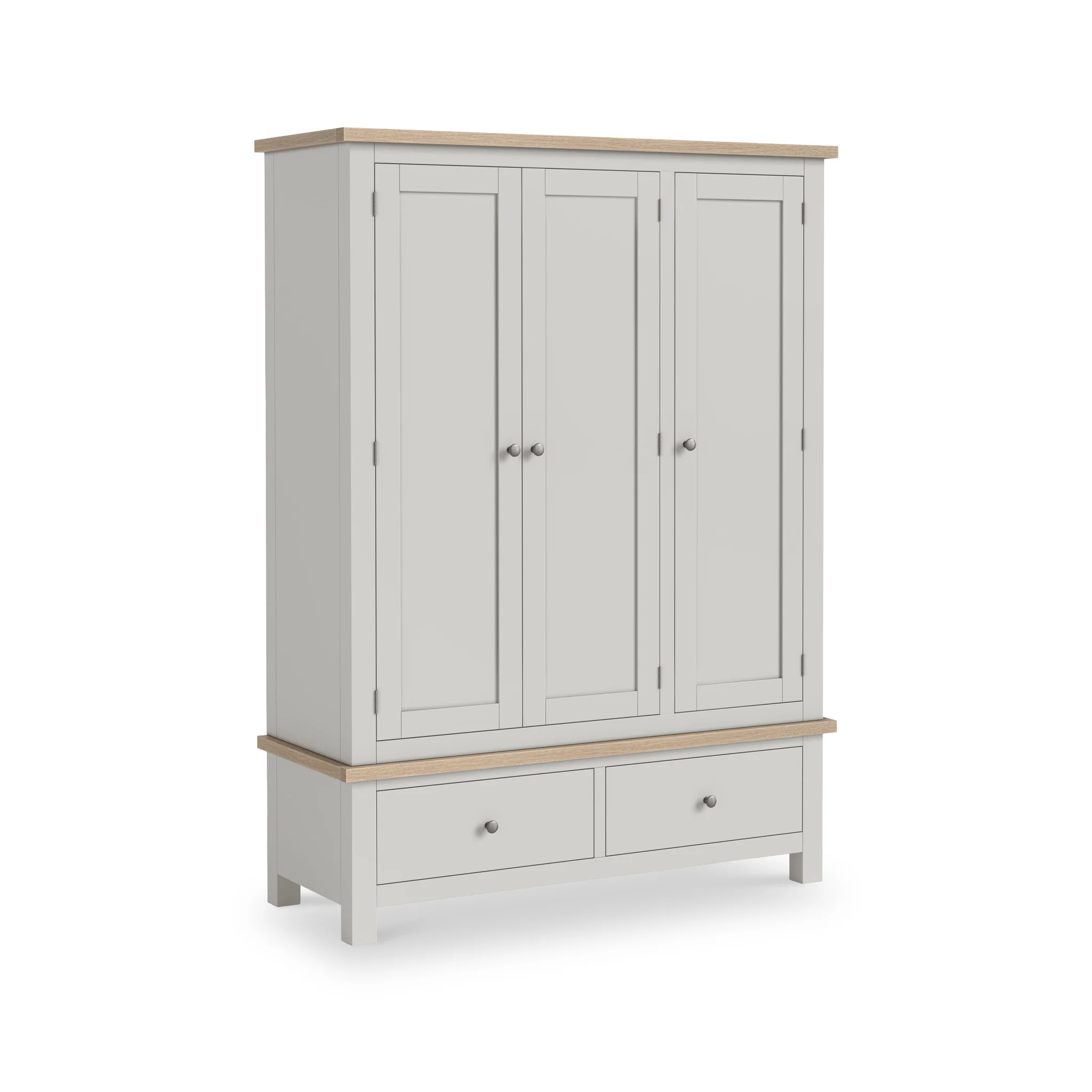 Trelan 2 Drawer Triple Wardrobe - Image 4