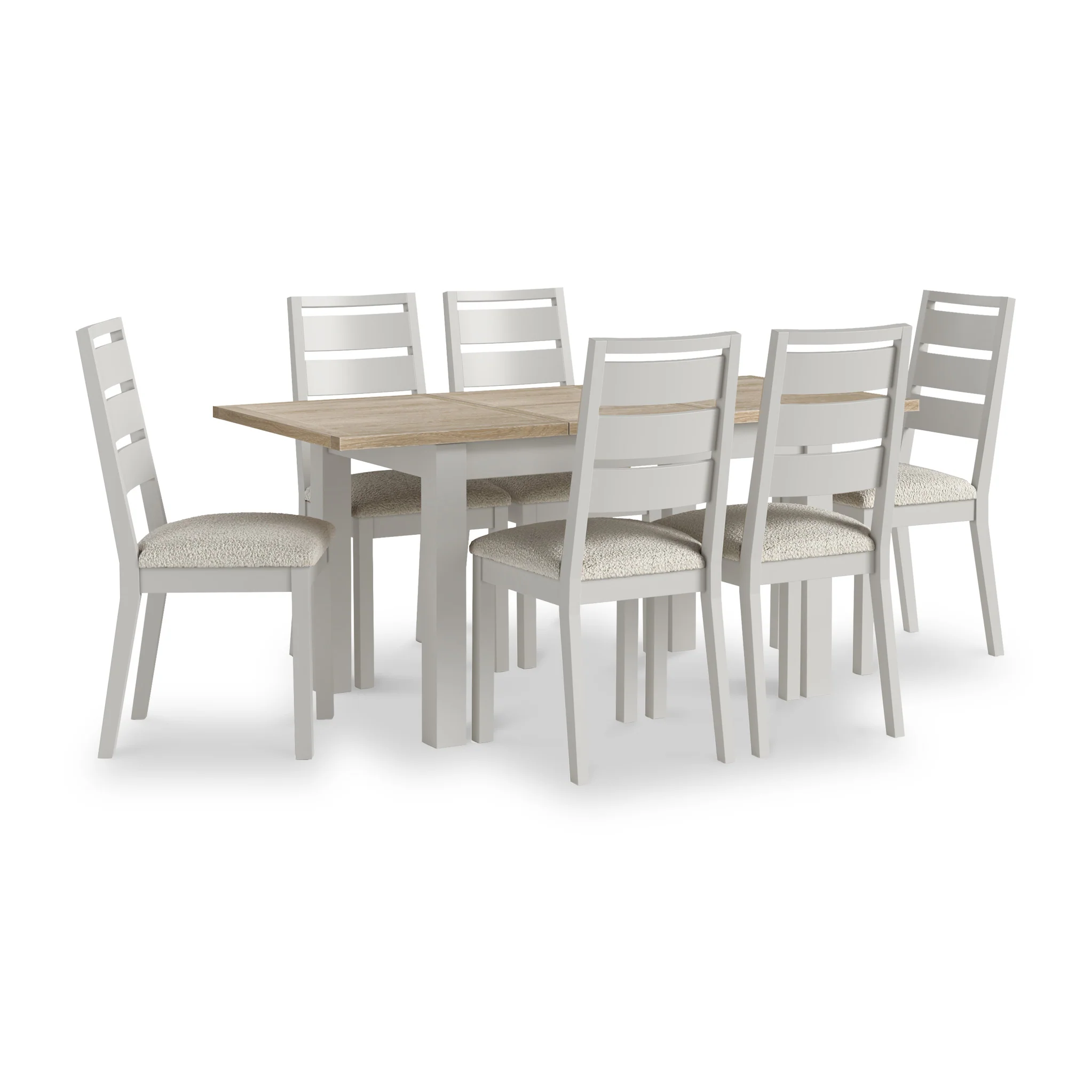 Trelan Boucle Slatted Back Dining Chair - Image 10