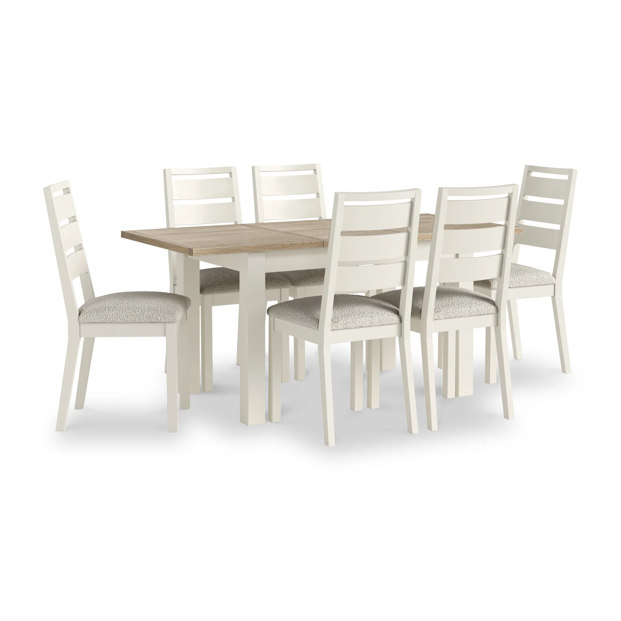 Trelan Boucle Slatted Back Dining Chair - Image 4