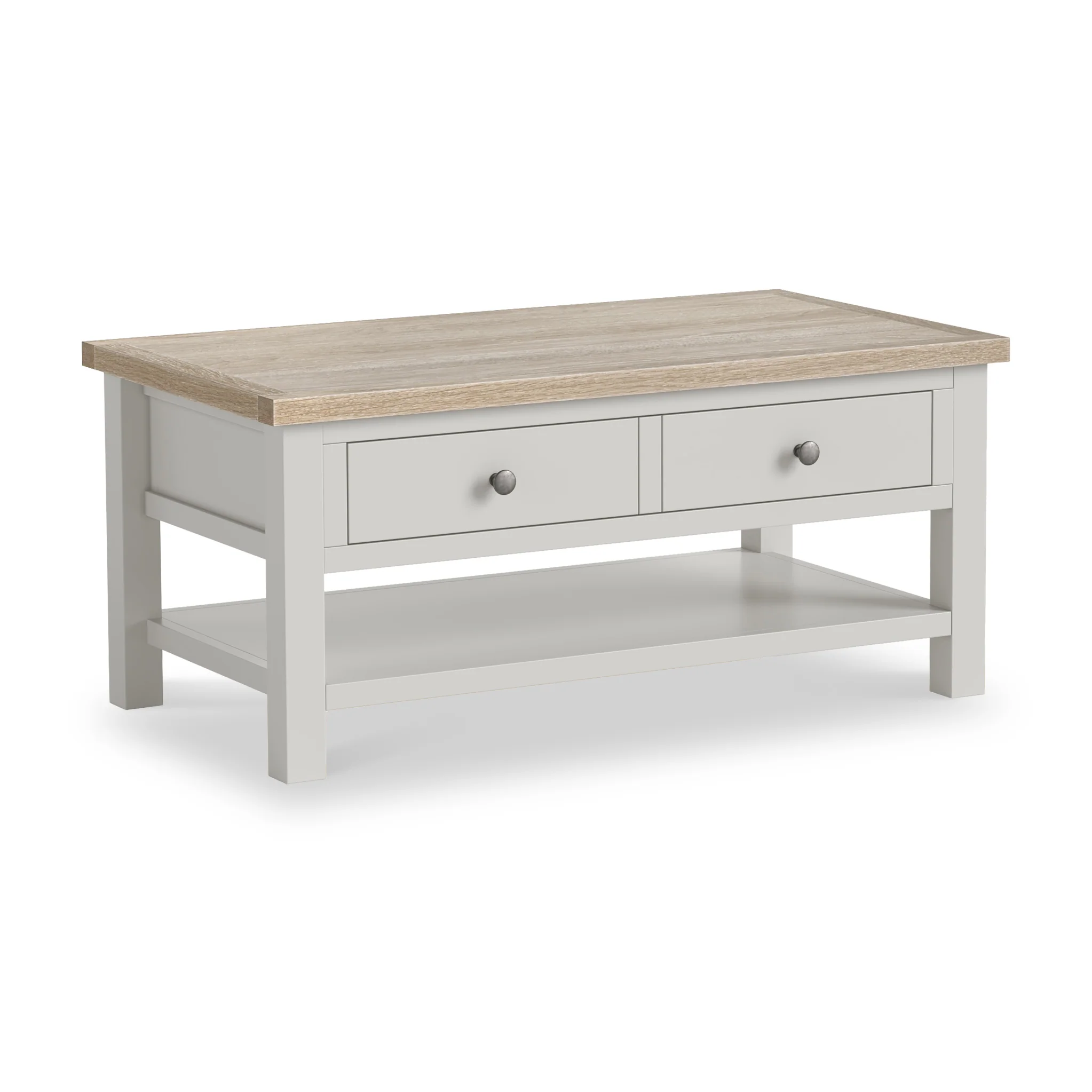 Trelan Coffee Table with Shelf - Image 4