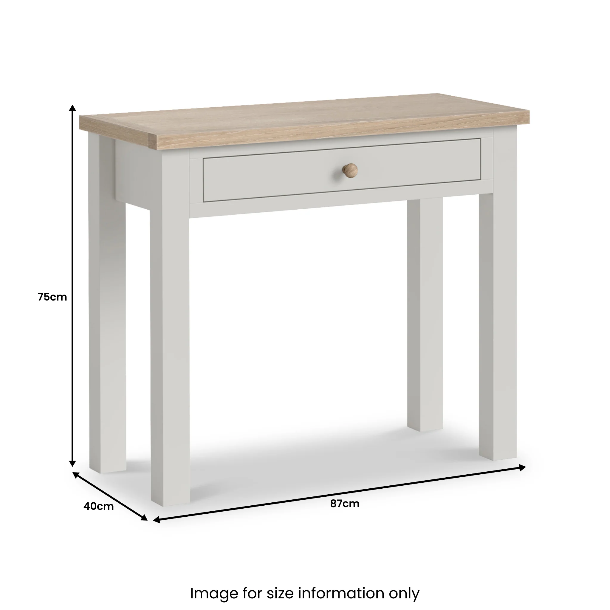 Trelan Single Drawer Dressing Table - Image 7