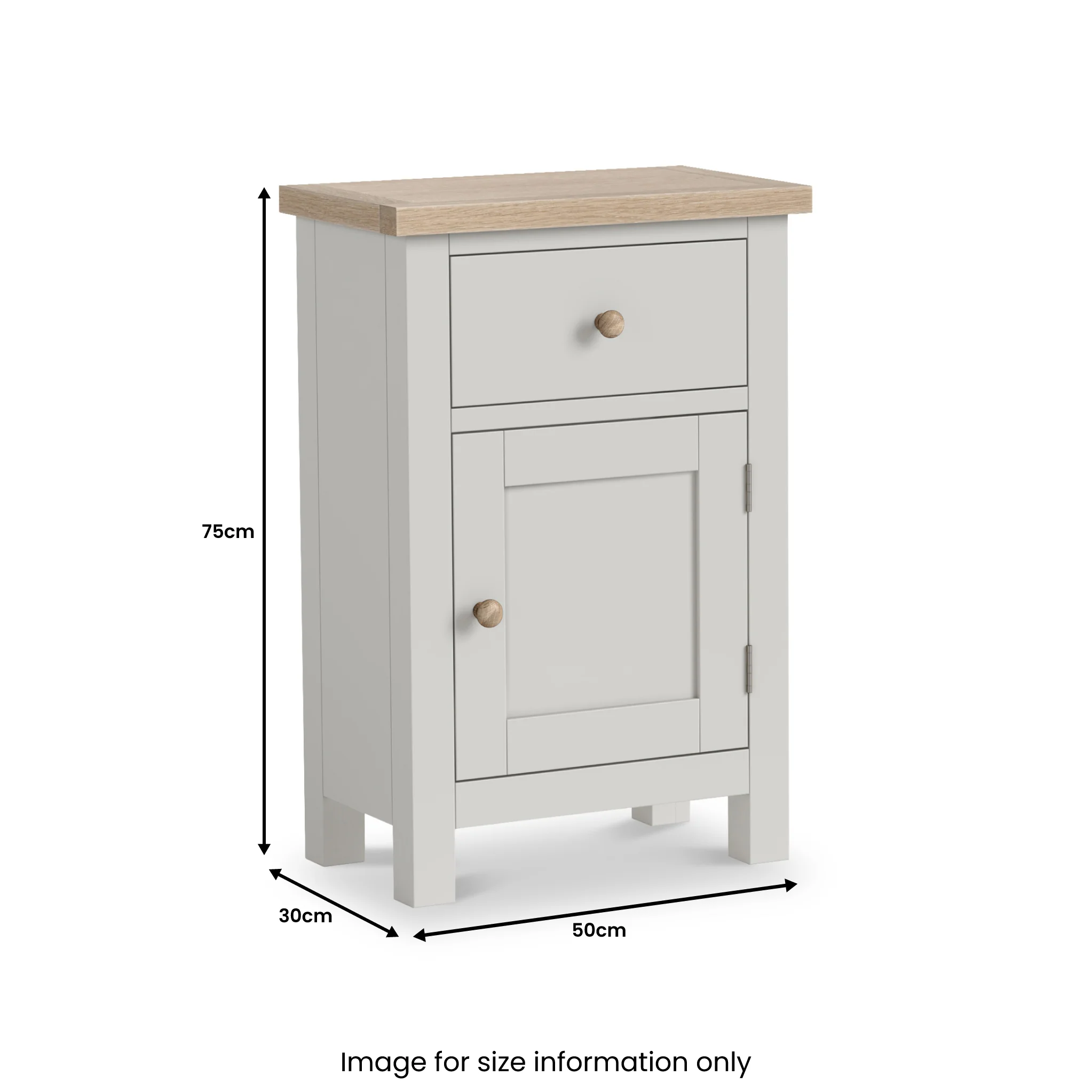 Trelan Single Drawer Small Cupboard - Image 6