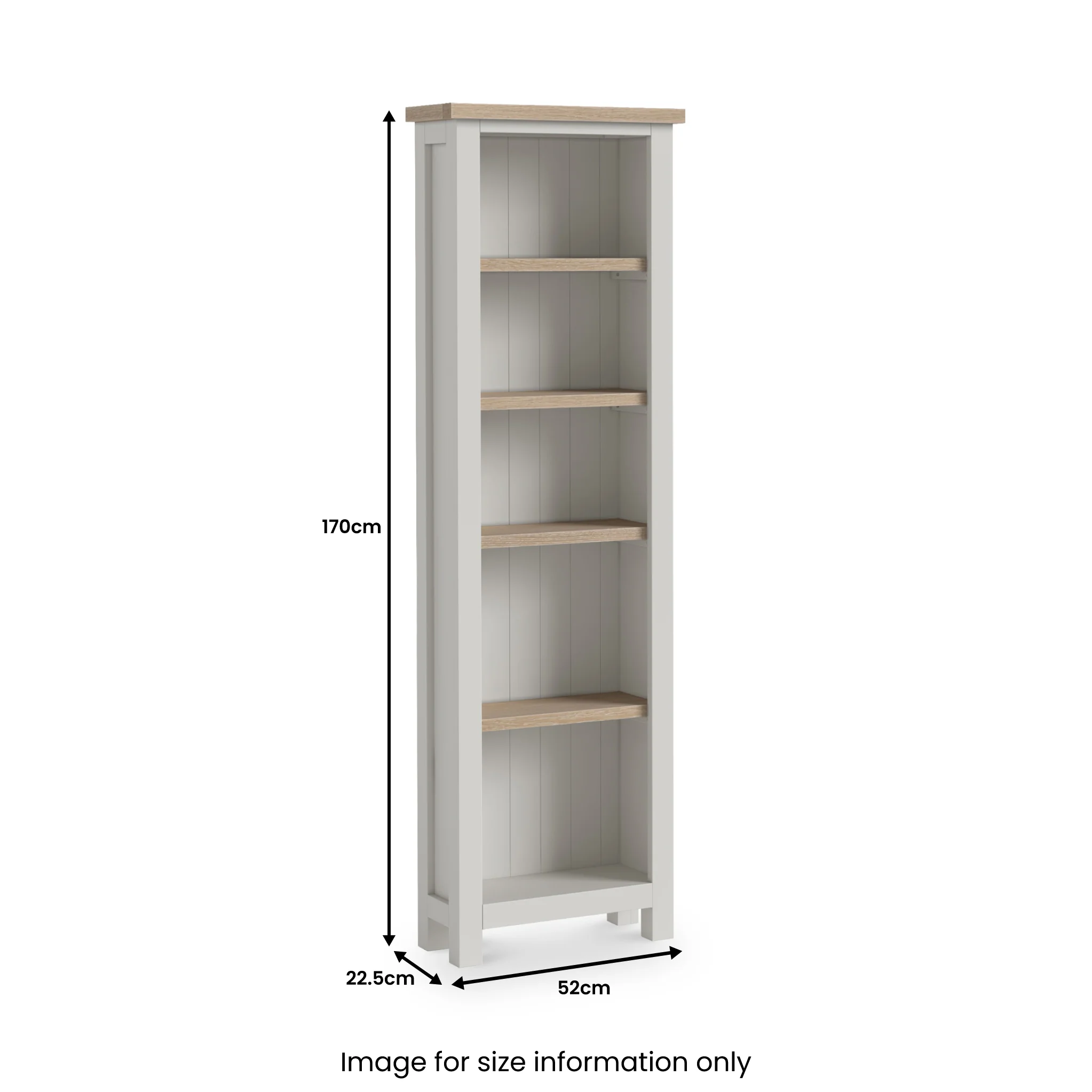 Trelan Slim Bookcase - Image 3