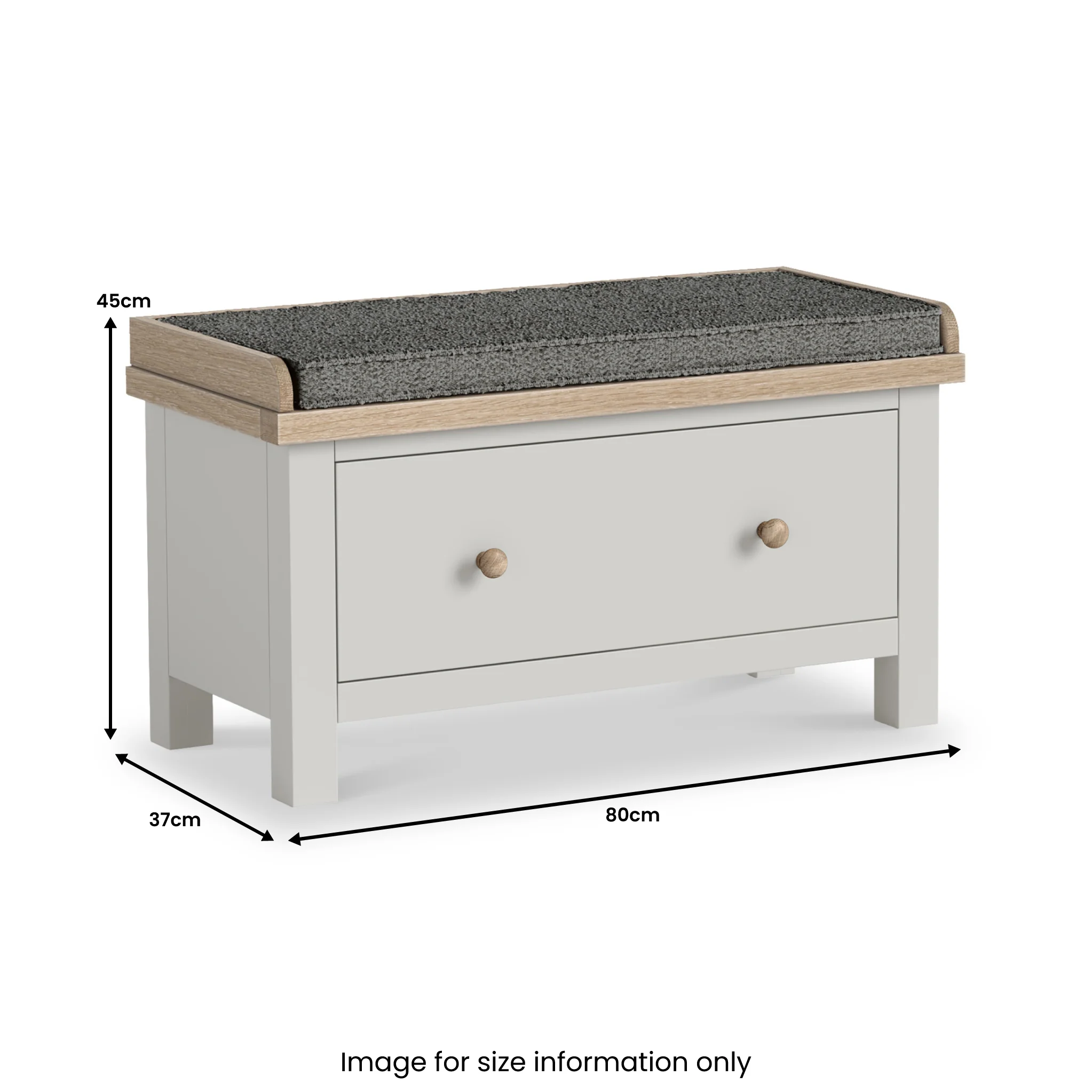 Trelan Storage Bench with Drawer - Image 5