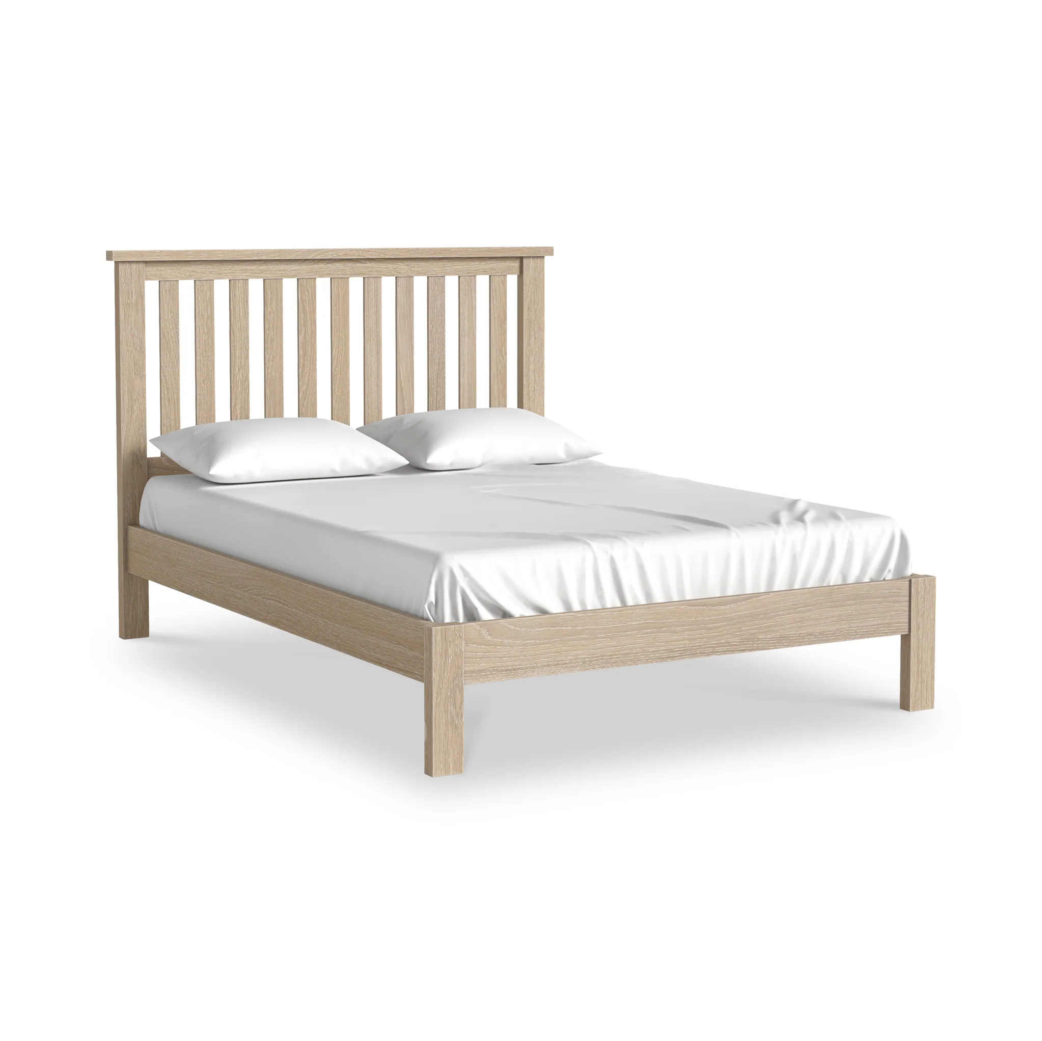 Trelan Washed Oak Bed Frame - Image 3