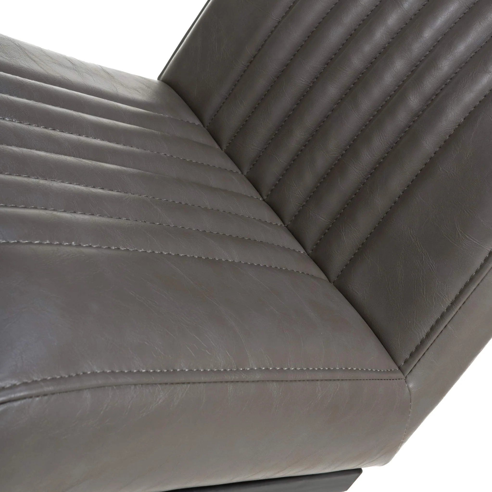 Trelise Cantilever Grey Faux Leather Bar Stool - Image 4