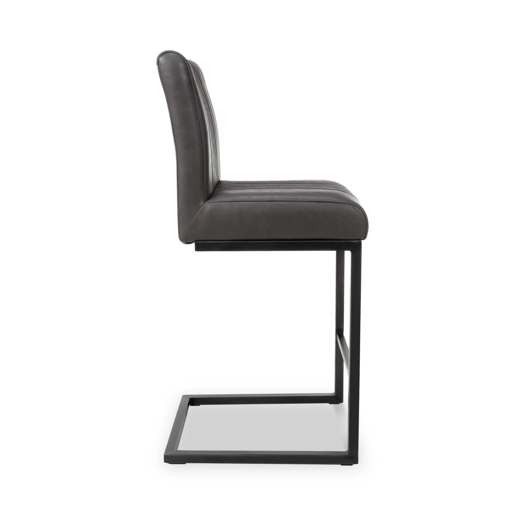 Trelise Cantilever Grey Faux Leather Bar Stool - Image 8