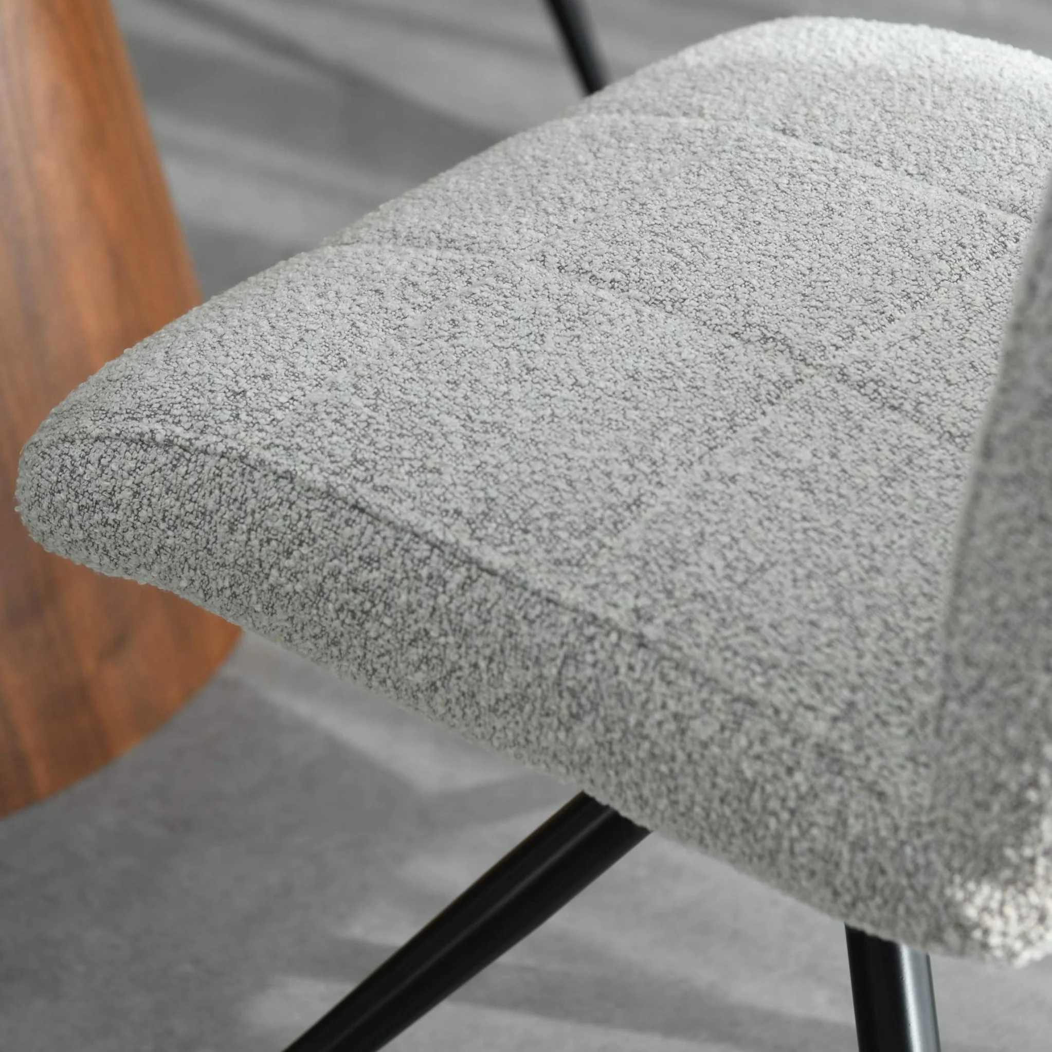 Tressa Boucle Dining Chair - Image 10
