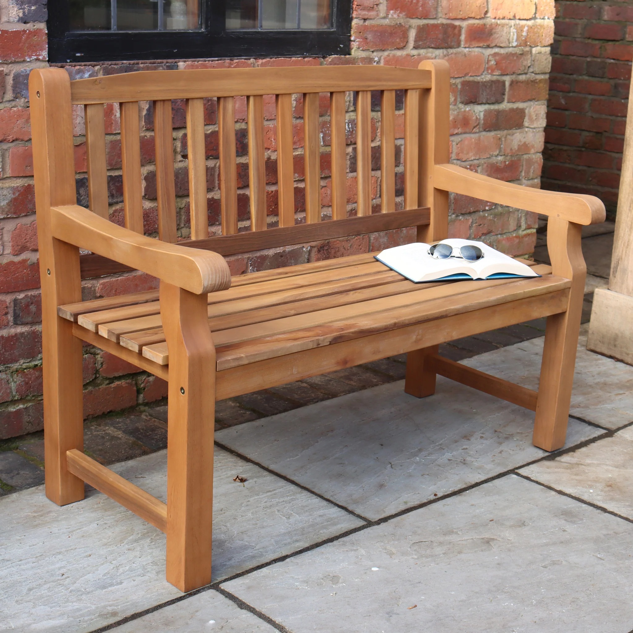 Turnbury FSC Acacia 2 Seater Garden Bench - Image 2