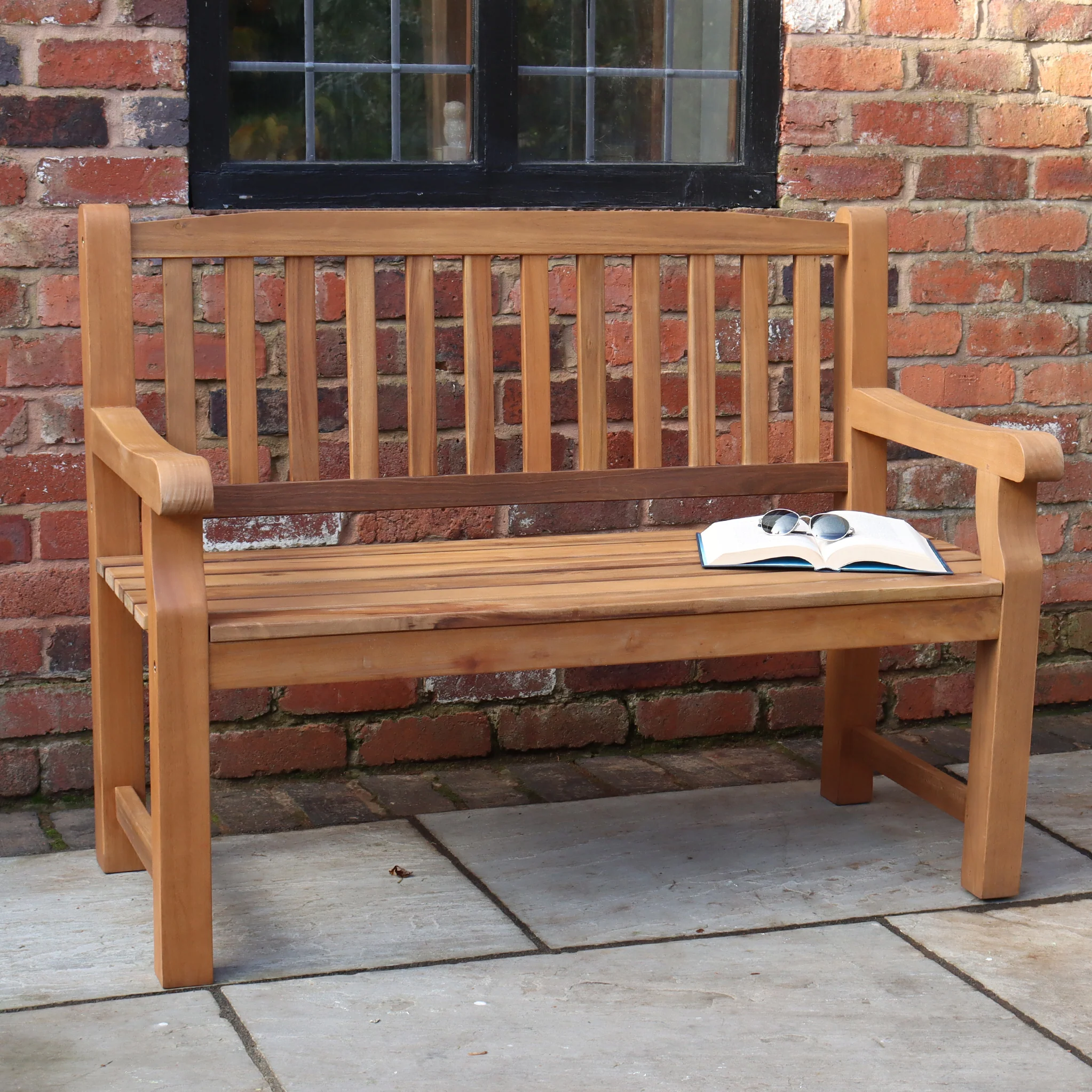 Turnbury FSC Acacia 2 Seater Garden Bench - Image 3