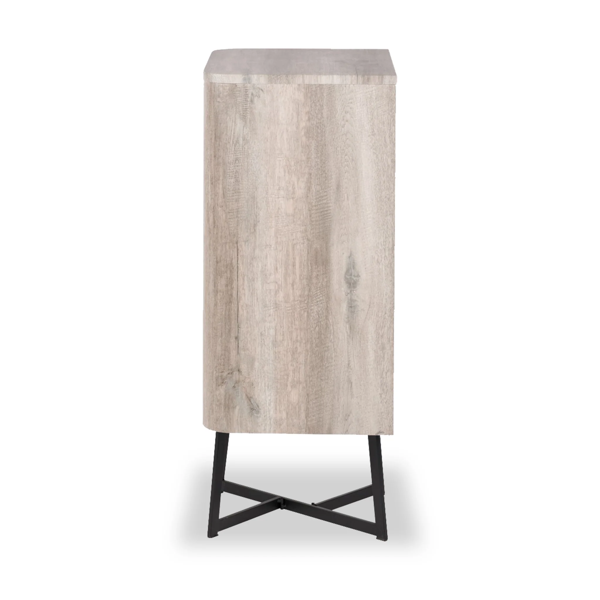 Ukiah Oak Effect 5 Drawer Tallboy - Image 9