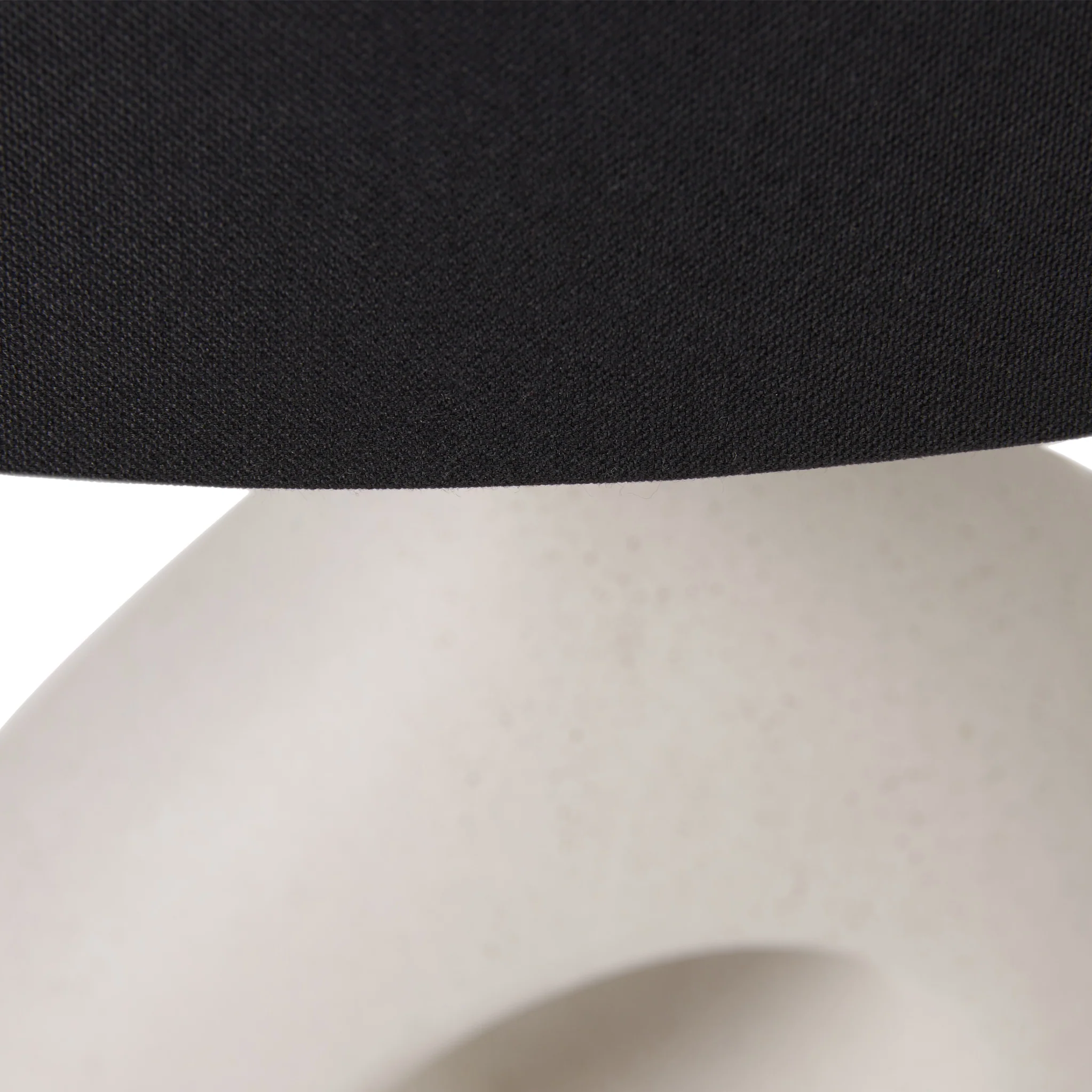 Ulla Monochrome Organic Ceramic Table Lamp - Image 4