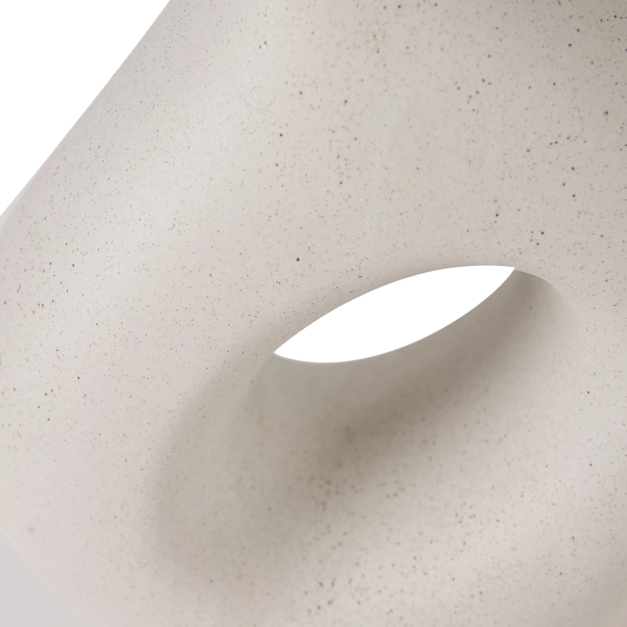 Ulla Monochrome Organic Ceramic Table Lamp - Image 8