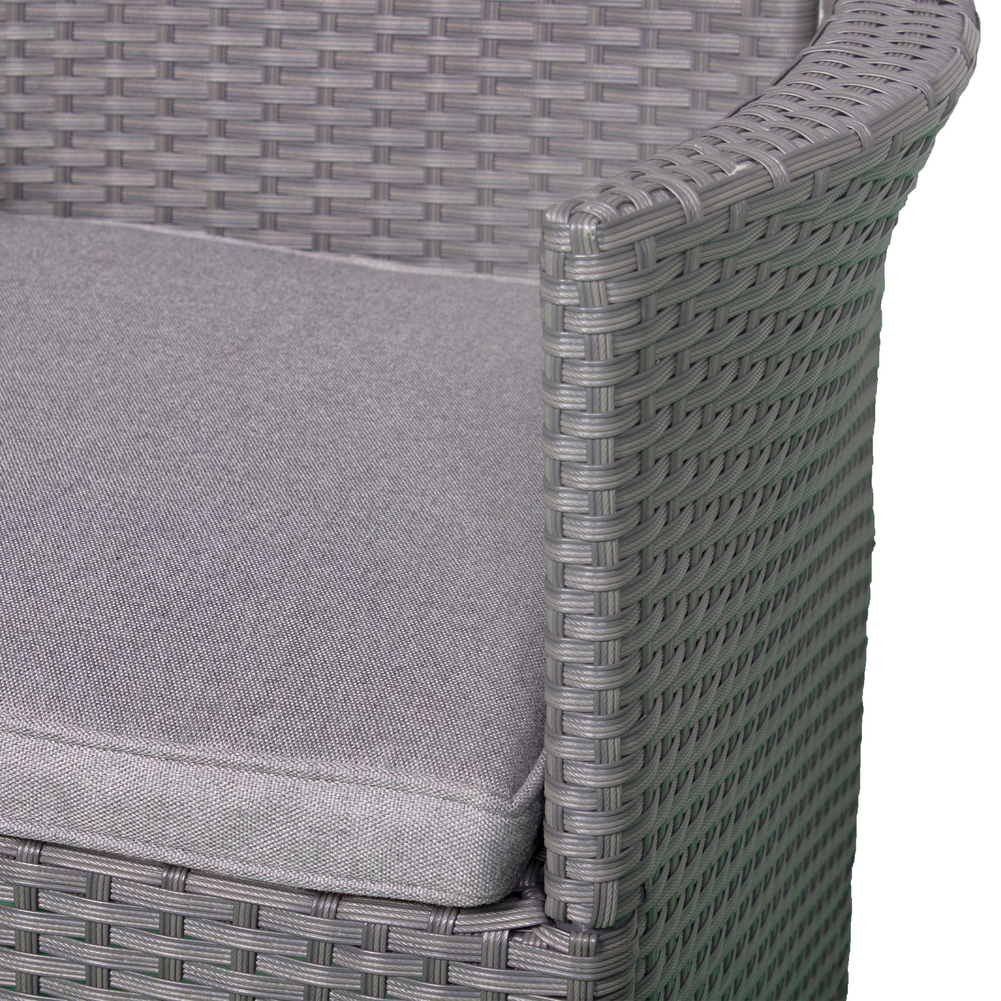 Vada 150cm 6 Seat Rattan Rectangular Dining Set - Image 22