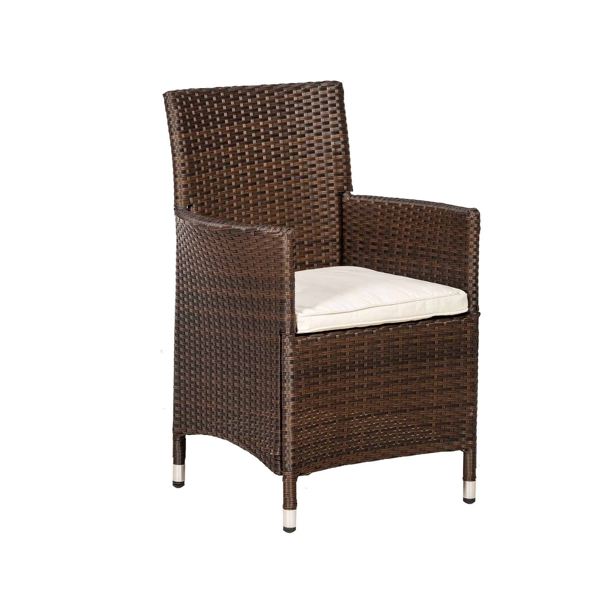 Vada 150cm 6 Seat Rattan Rectangular Dining Set - Image 5