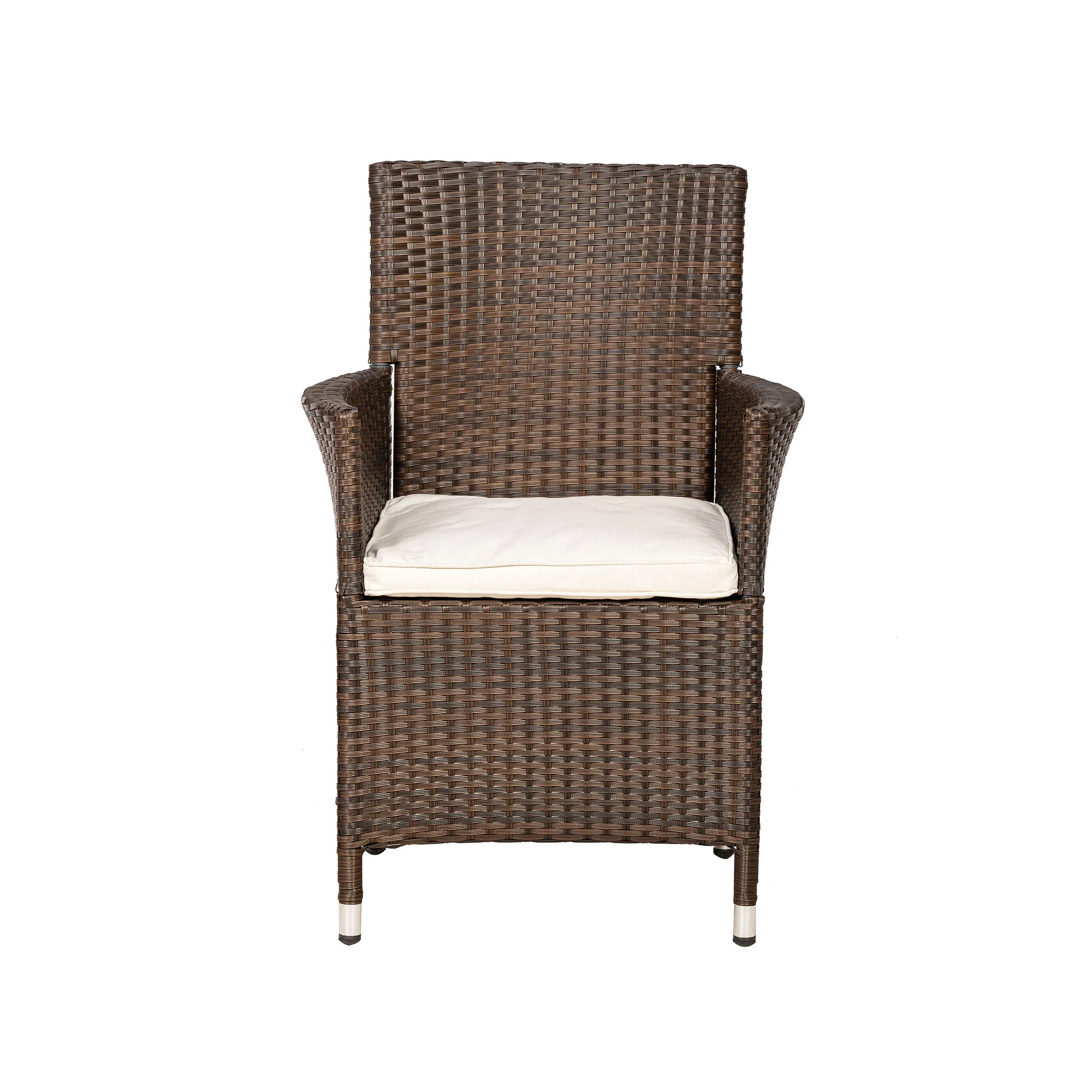 Vada 150cm 6 Seat Rattan Rectangular Dining Set - Image 6