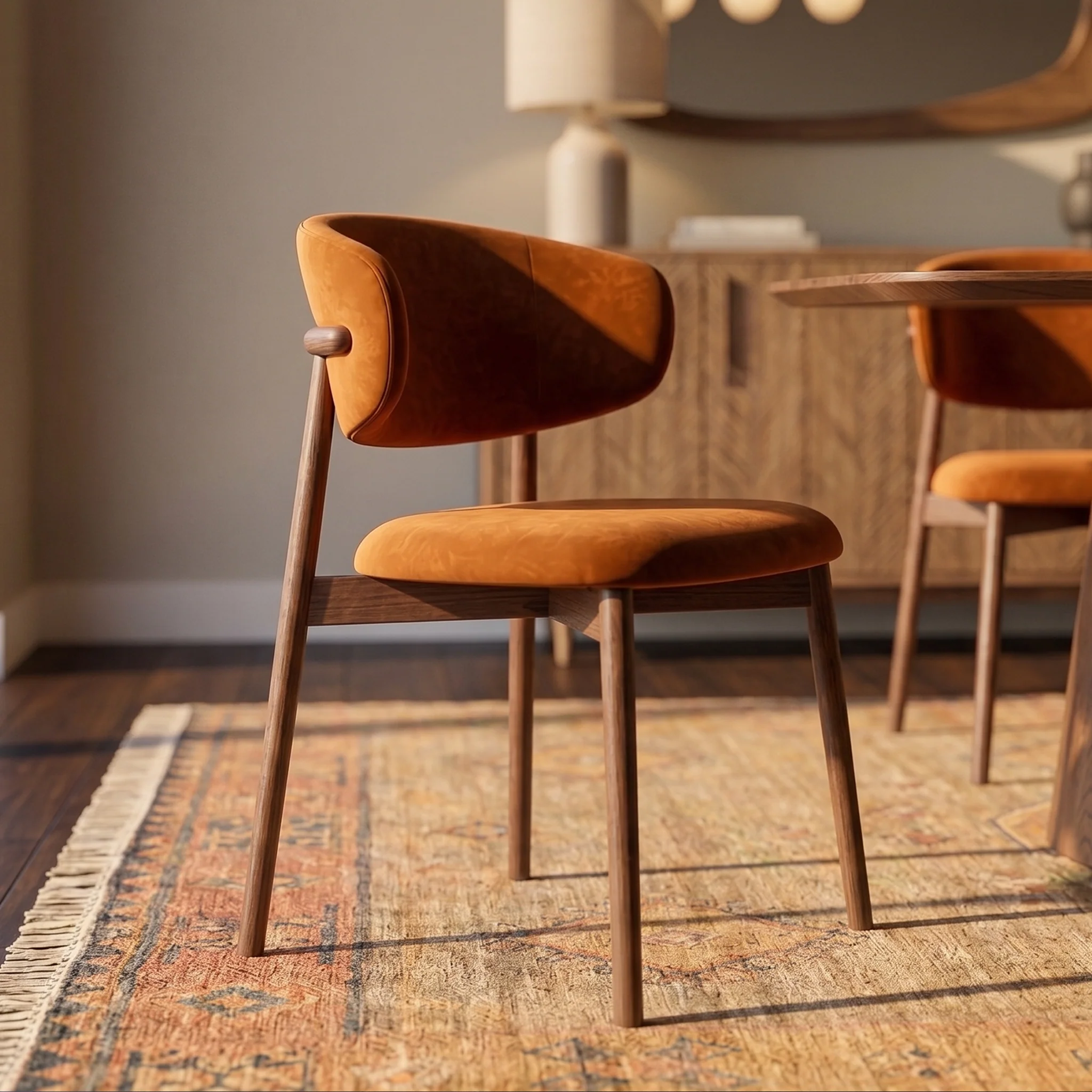 Valencia Velvet Dining Chair - Image 2