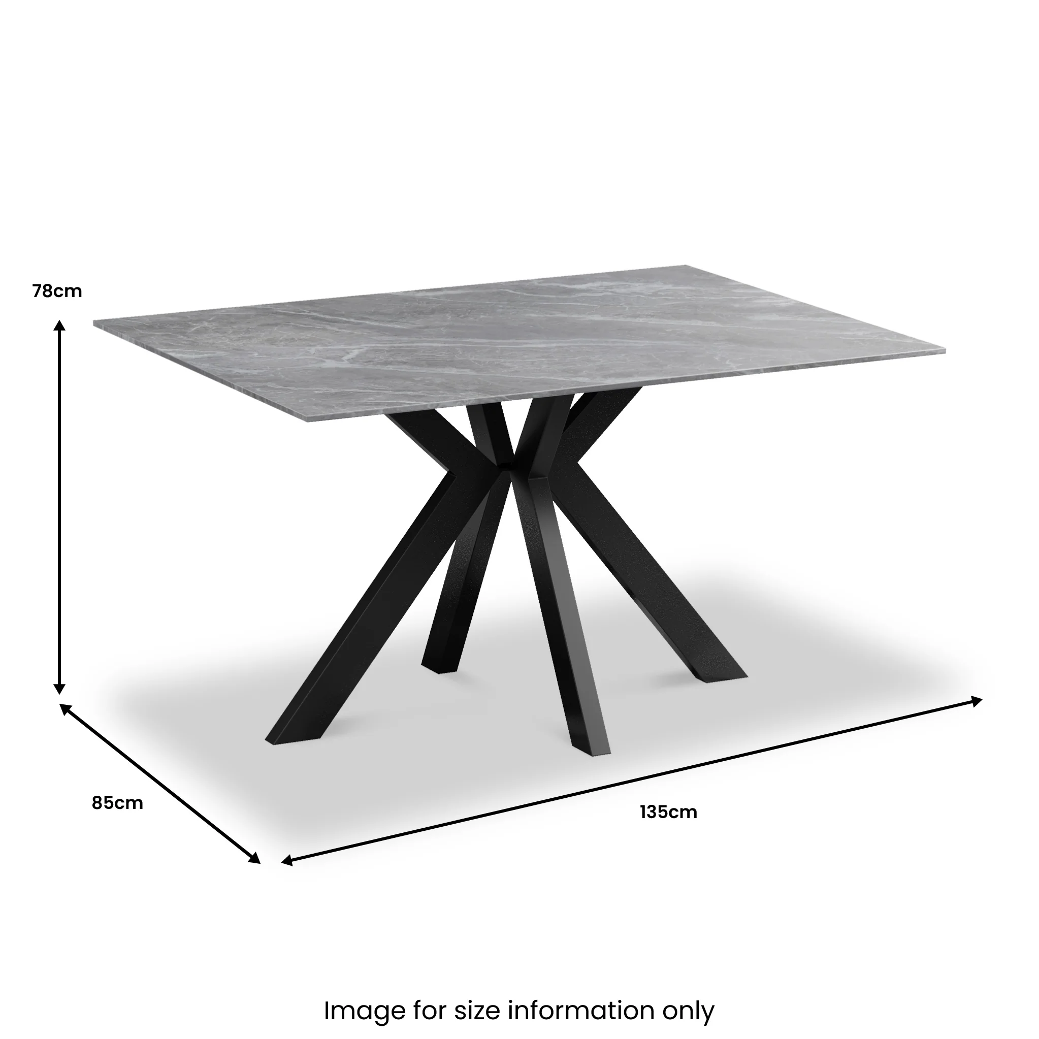Valmere Ceramic Dining Table - Image 9