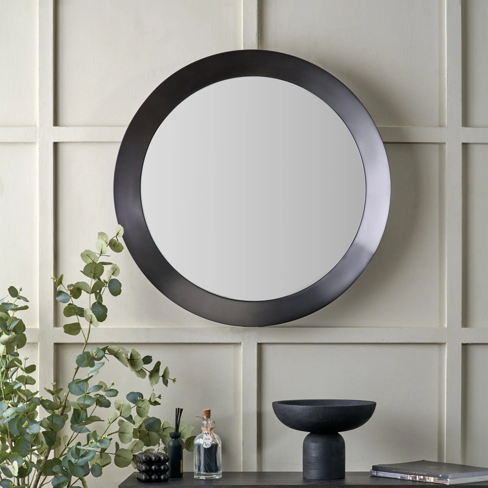 Venice Angled Frame Round Wall Mirror - Image 12