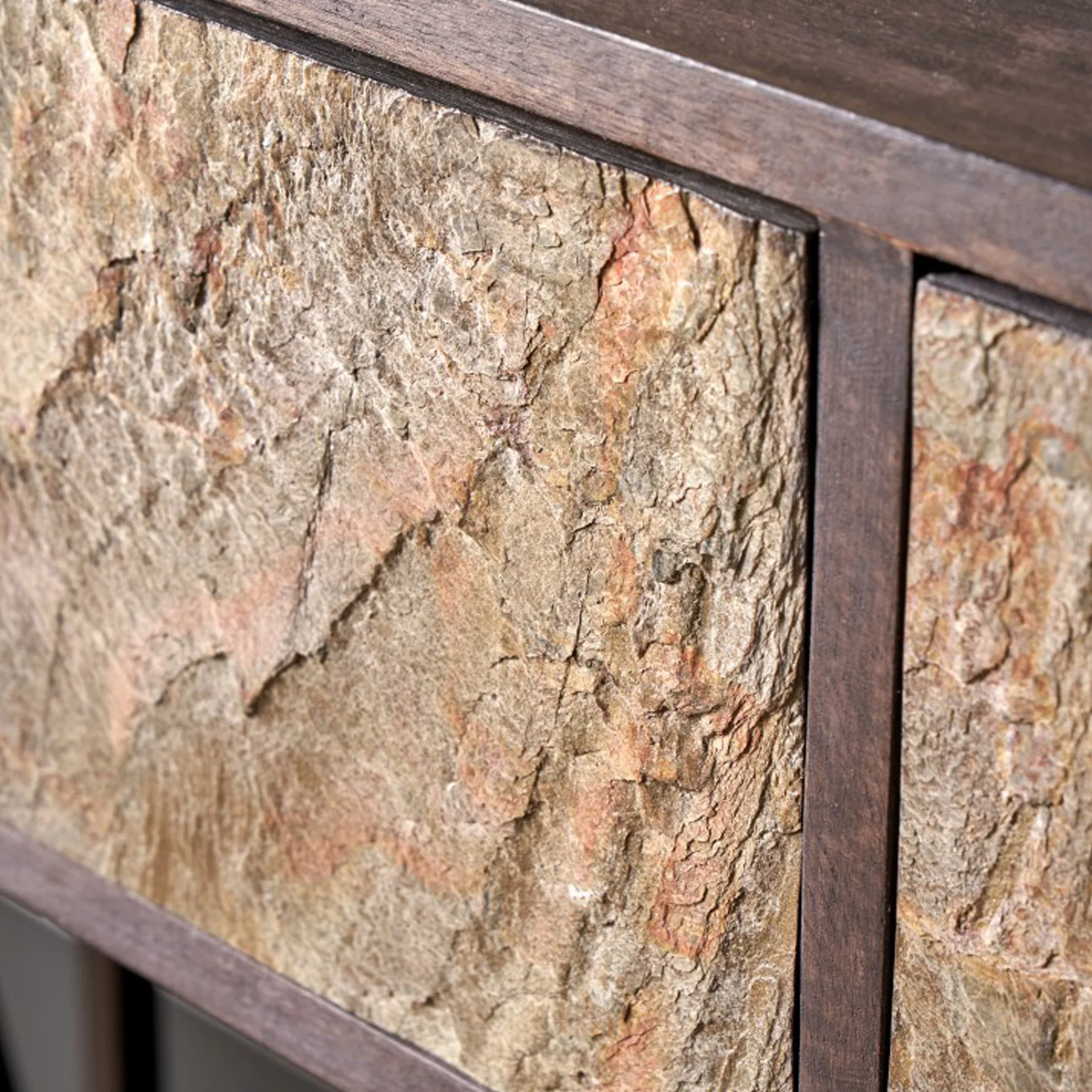 Verde Stone Effect Console Table Table - Image 5