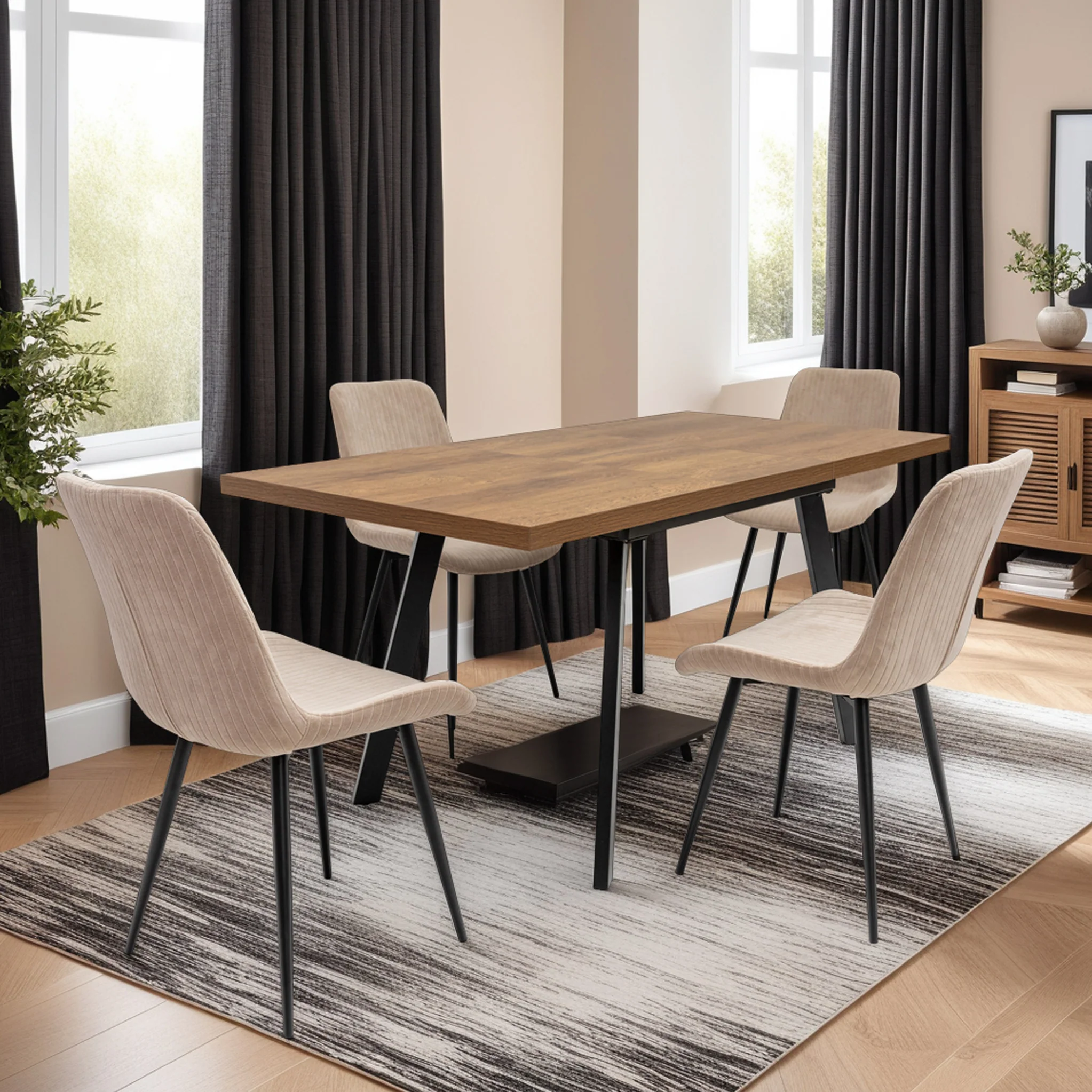 Walker 120cm Extending Dining Table - Image 8