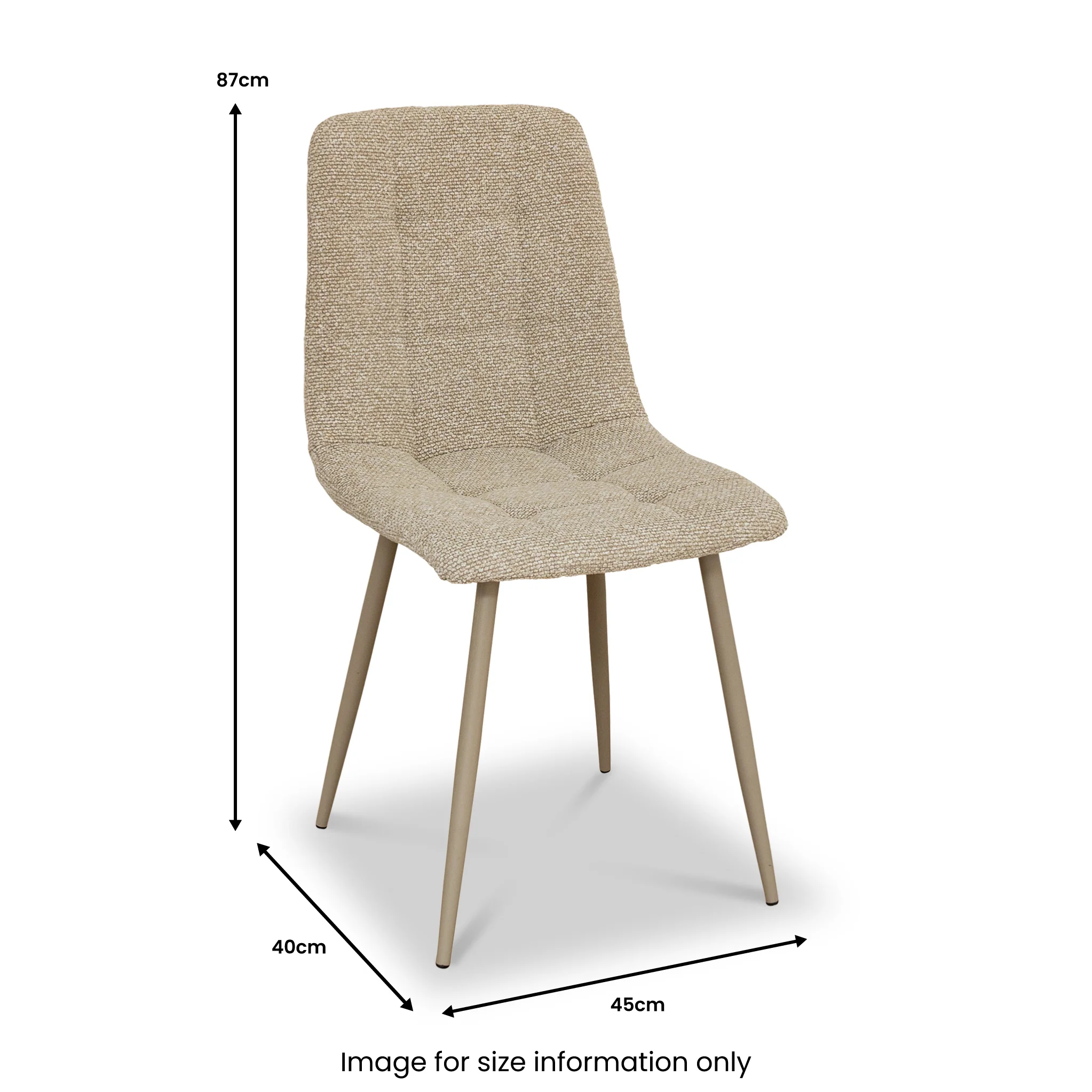 Watson Textured Dining Chair - Image 4