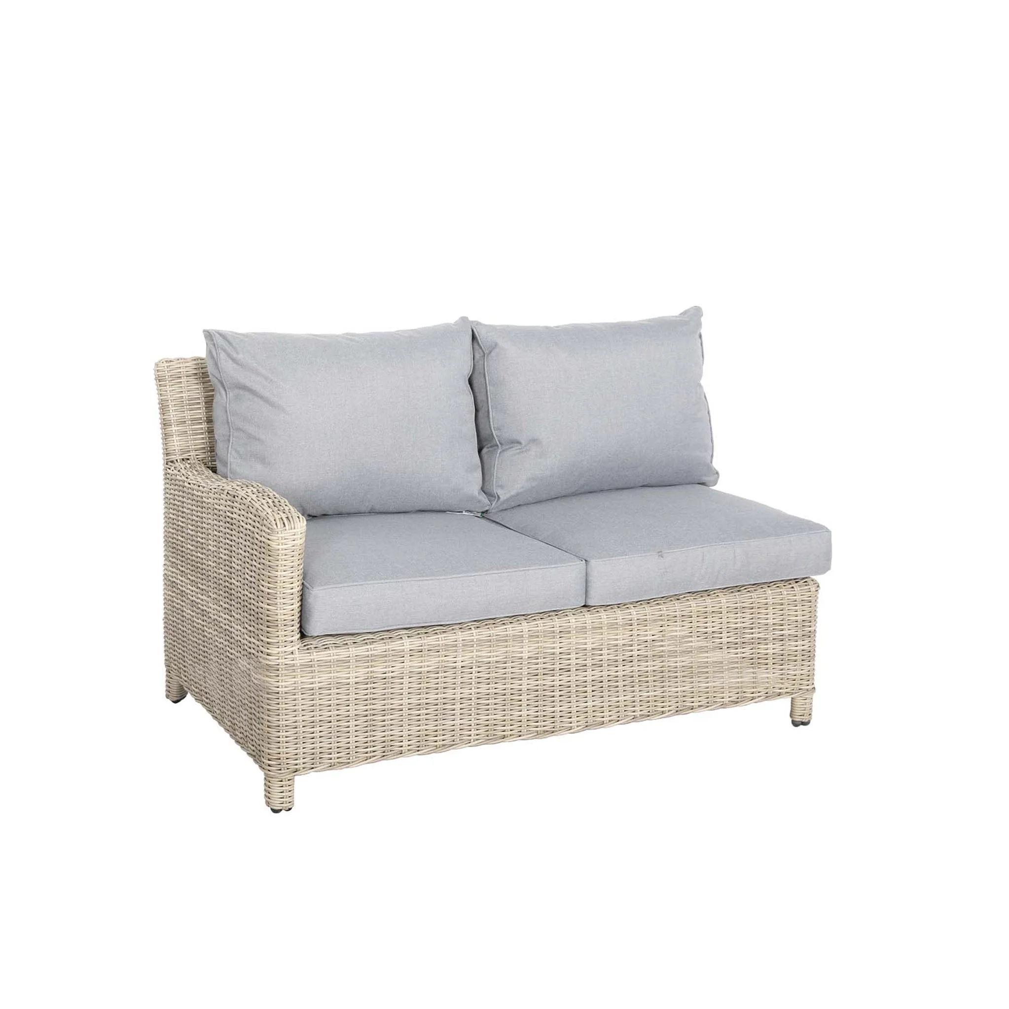 Wentworth 170cm Fire Pit Dine or Lounge Rattan Set with Bench - Image 18