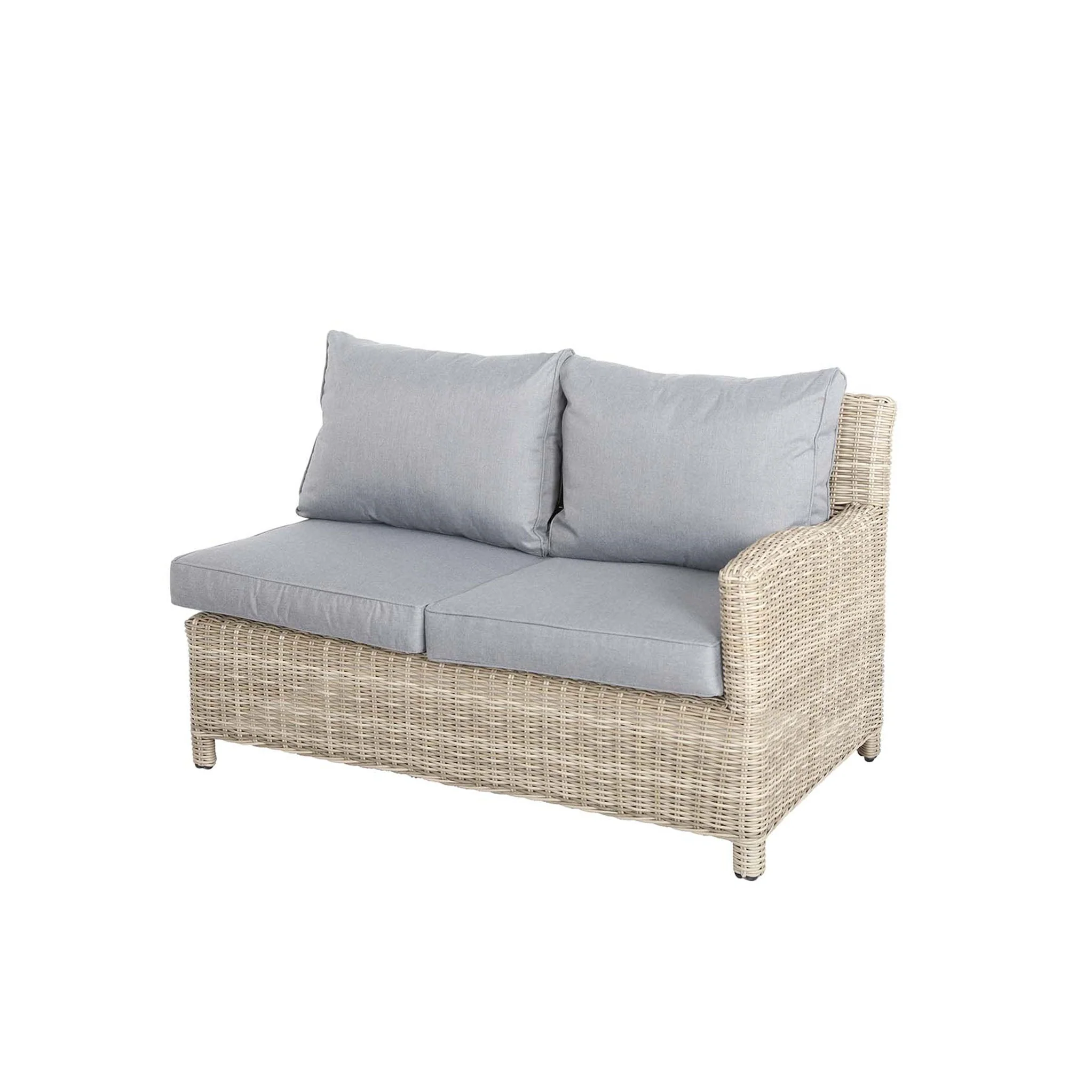 Wentworth 170cm Fire Pit Dine or Lounge Rattan Set with Bench - Image 19