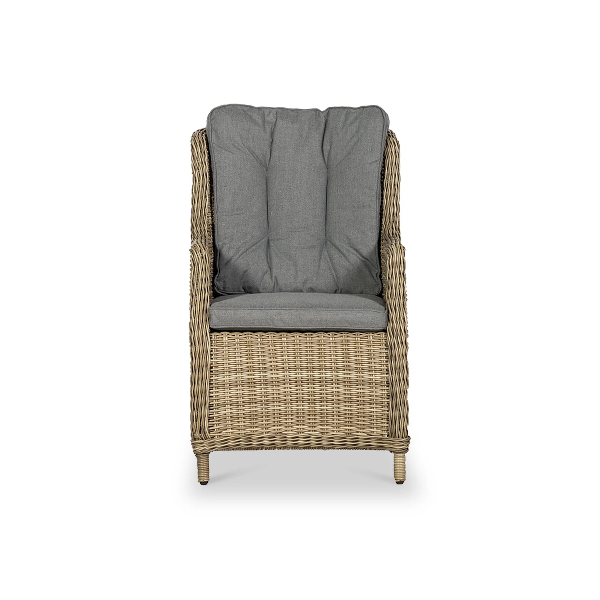 Wentworth 2 Seat Highback Rattan Bistro Set - Image 10