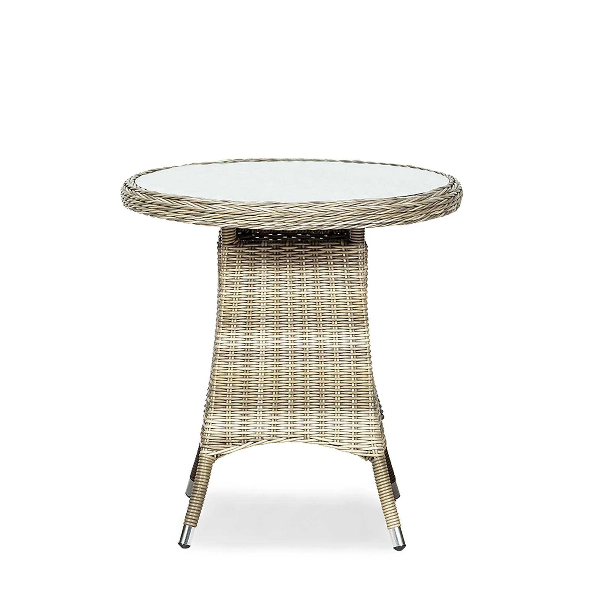 Wentworth 2 Seat Highback Rattan Bistro Set - Image 5